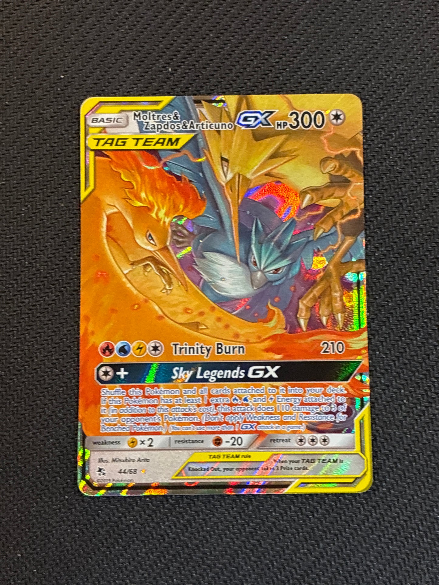 #44/68 Moltres & Zapdos & Articuno GX