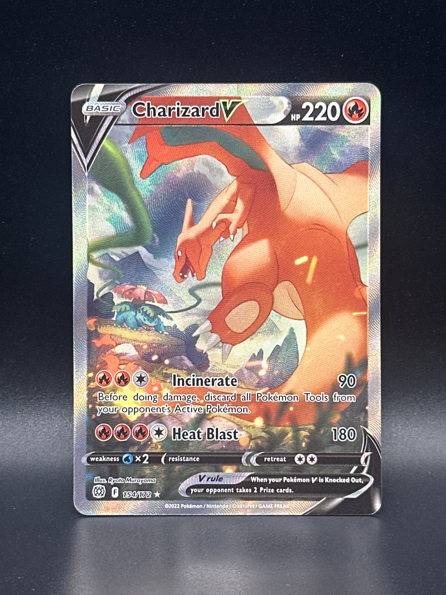 #154/172* Charizard V Brilliant Stars
