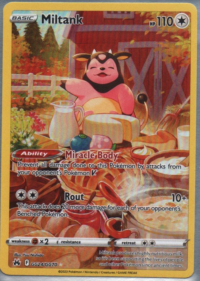 #GG24/GG70 Miltank Crown Zenith: Galarian Gallery Ultra Rare tcg