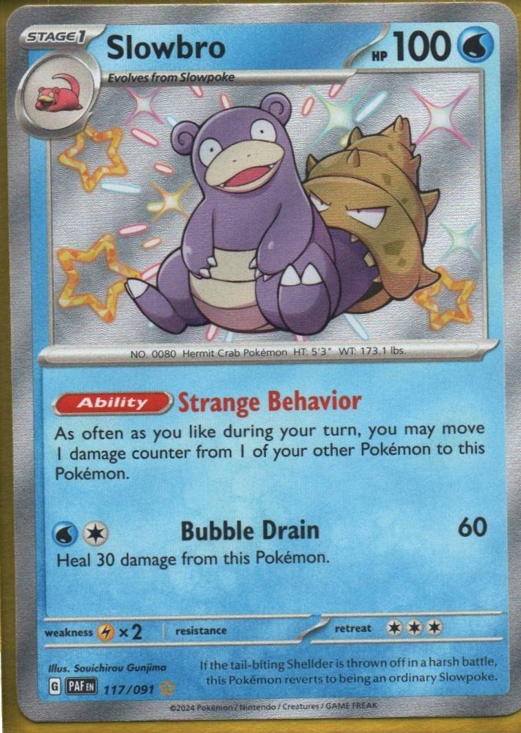 #117/091 Slowbro SV: Paldean Fates