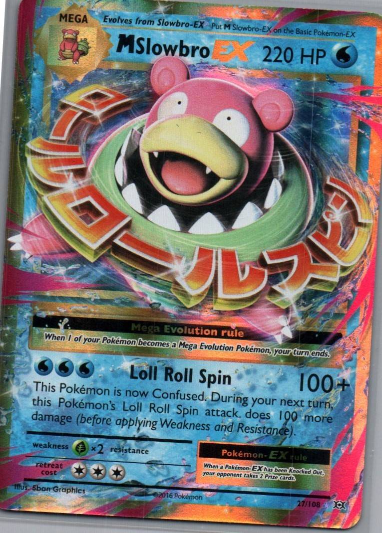 #27/108 M Slowbro EX XY - Evolutions