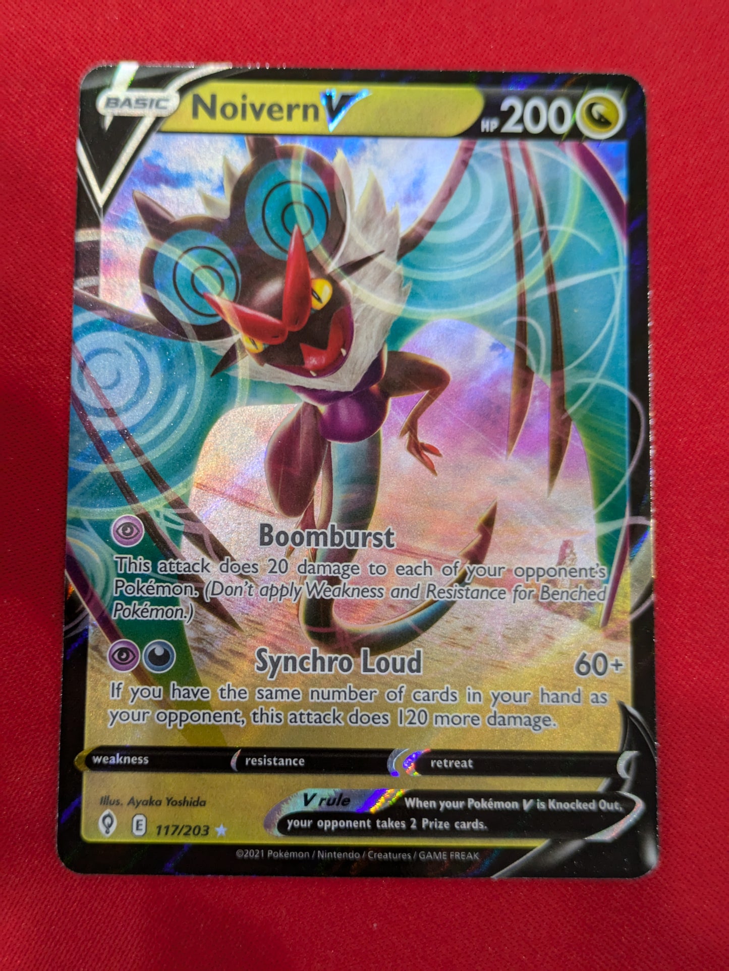 #117/203 Noivern V SWSH07: Evolving Skies
