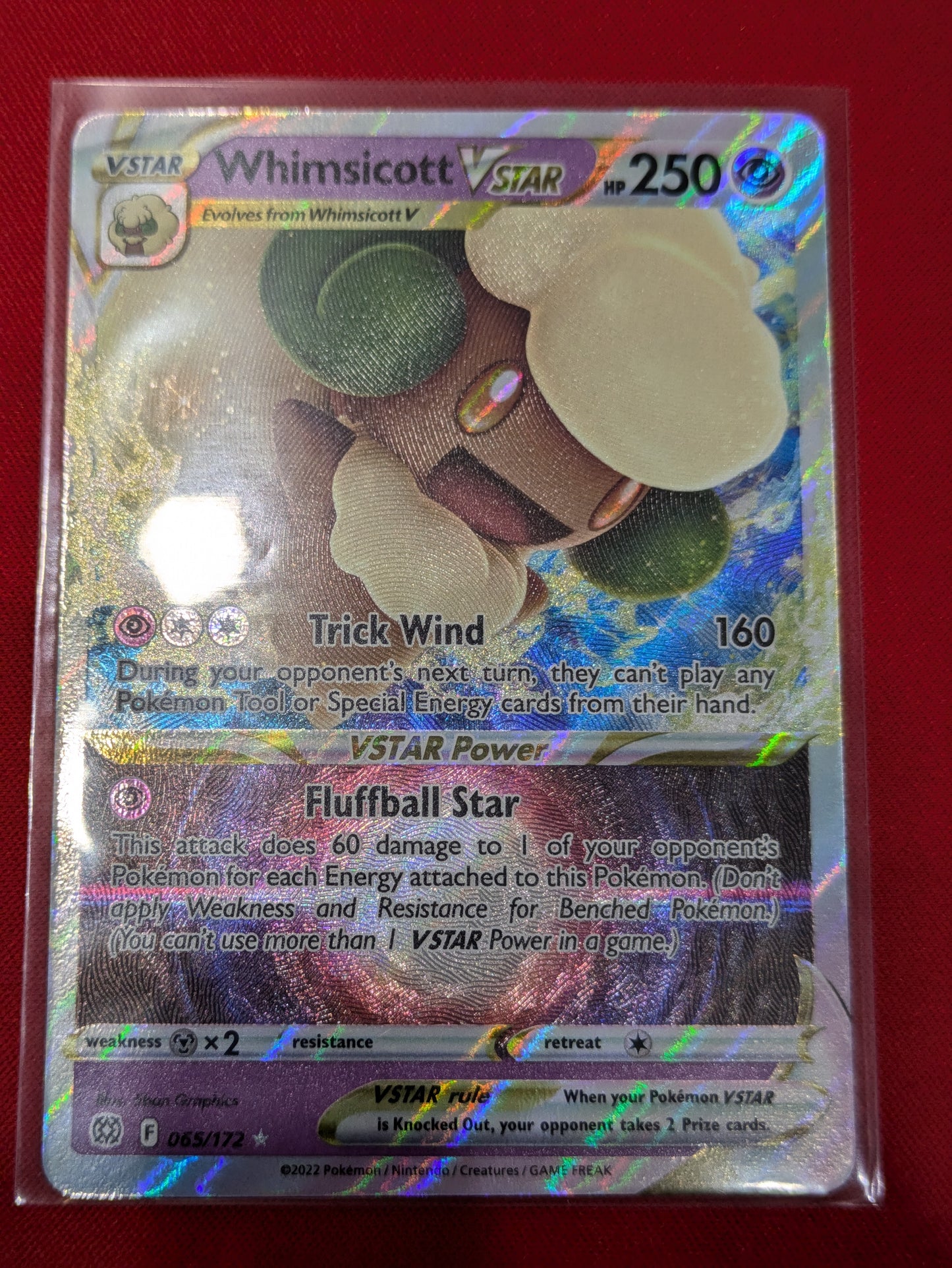 #064/172 Whimsicott V SWSH09: Brilliant Stars