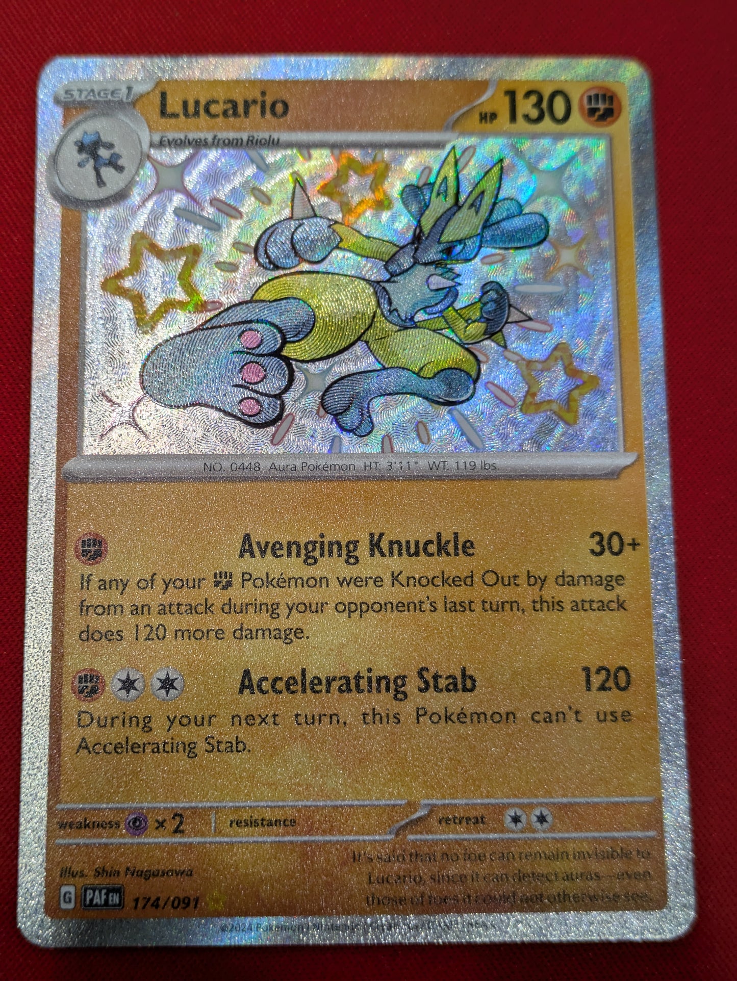#174/091 Lucario SV: Paldean Fates