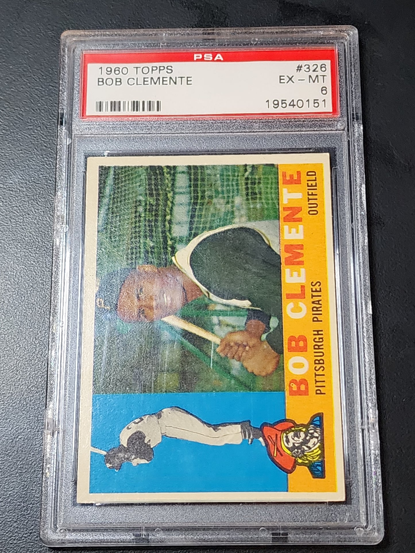 1960 Topps #326 Bob Clemente PSA 6