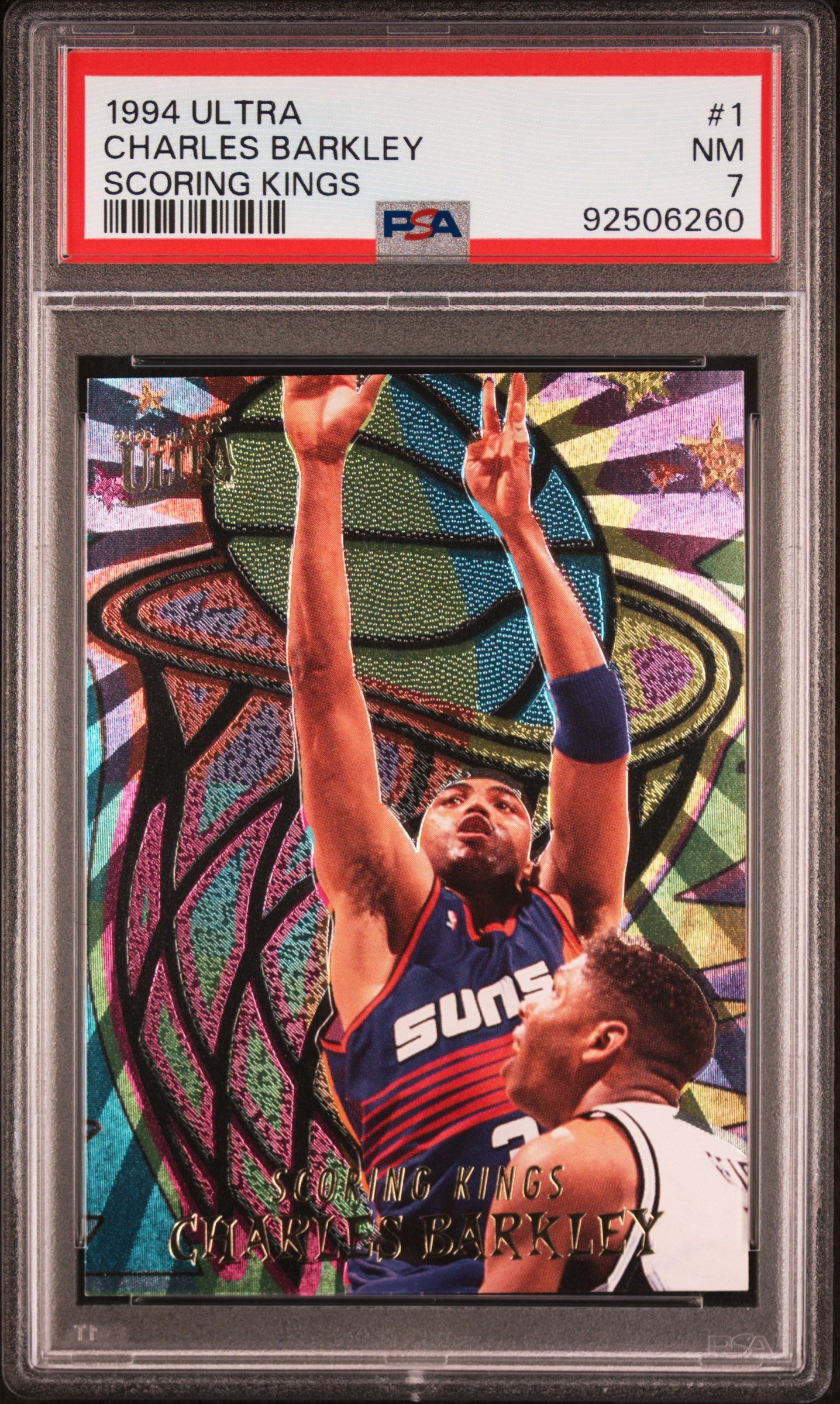 1994-95 Ultra #1 Charles Barkley Scoring Kings PSA 7