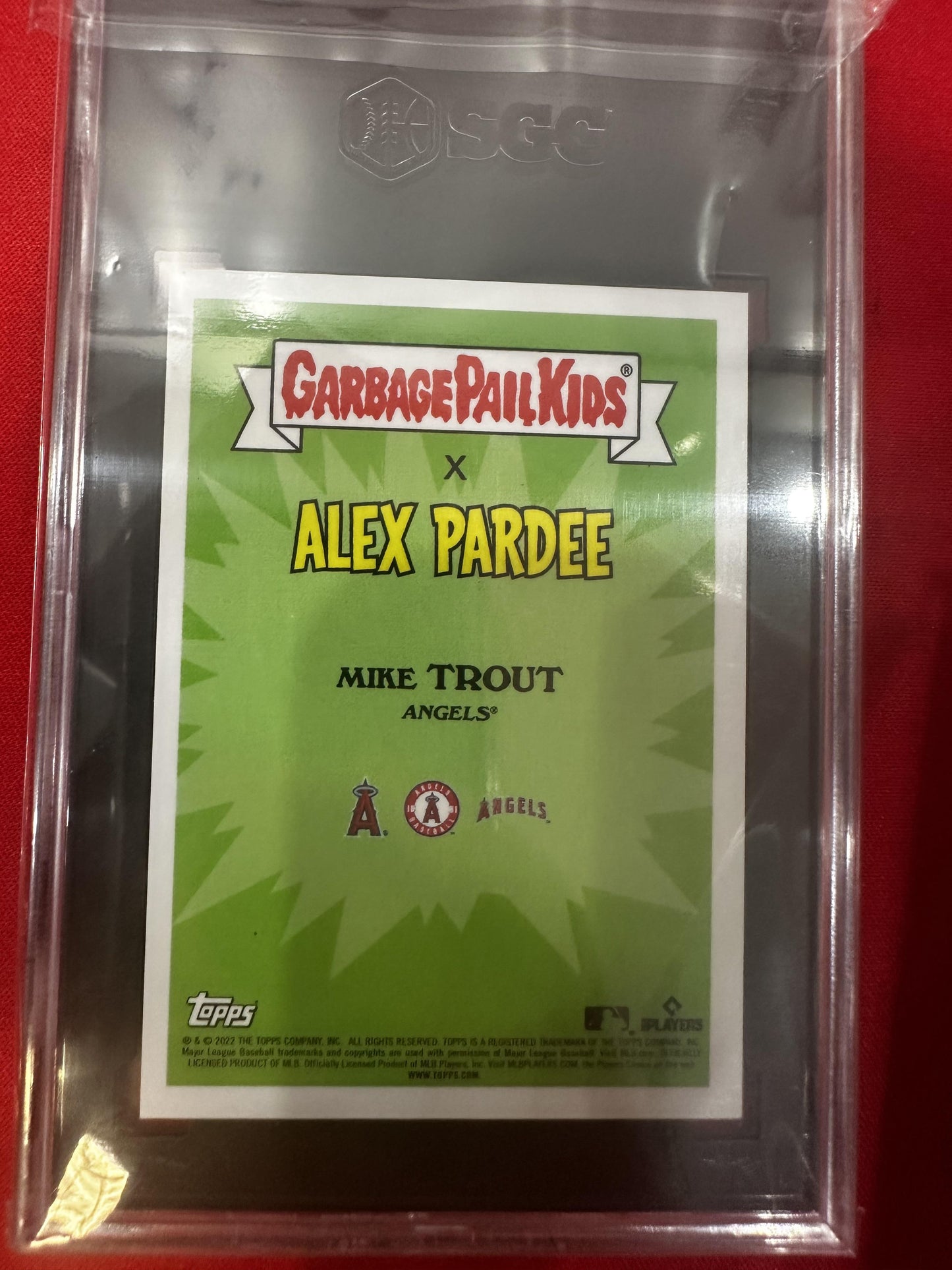 2022 Topps Garbage Pail Kids x MLB Series 2 #2a Dyna Mike SGC 9.5