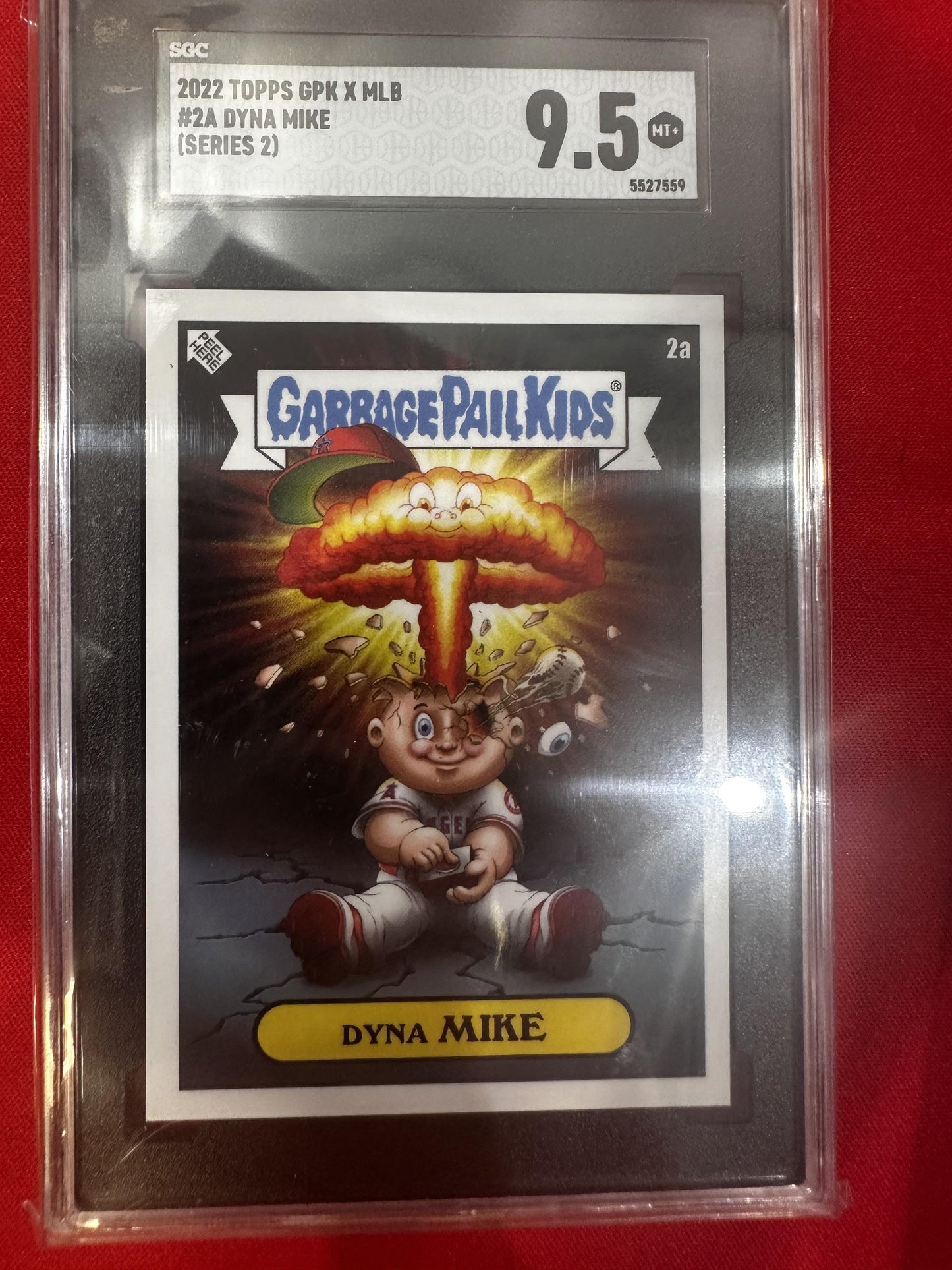 2022 Topps Garbage Pail Kids x MLB Series 2 #2a Dyna Mike SGC 9.5