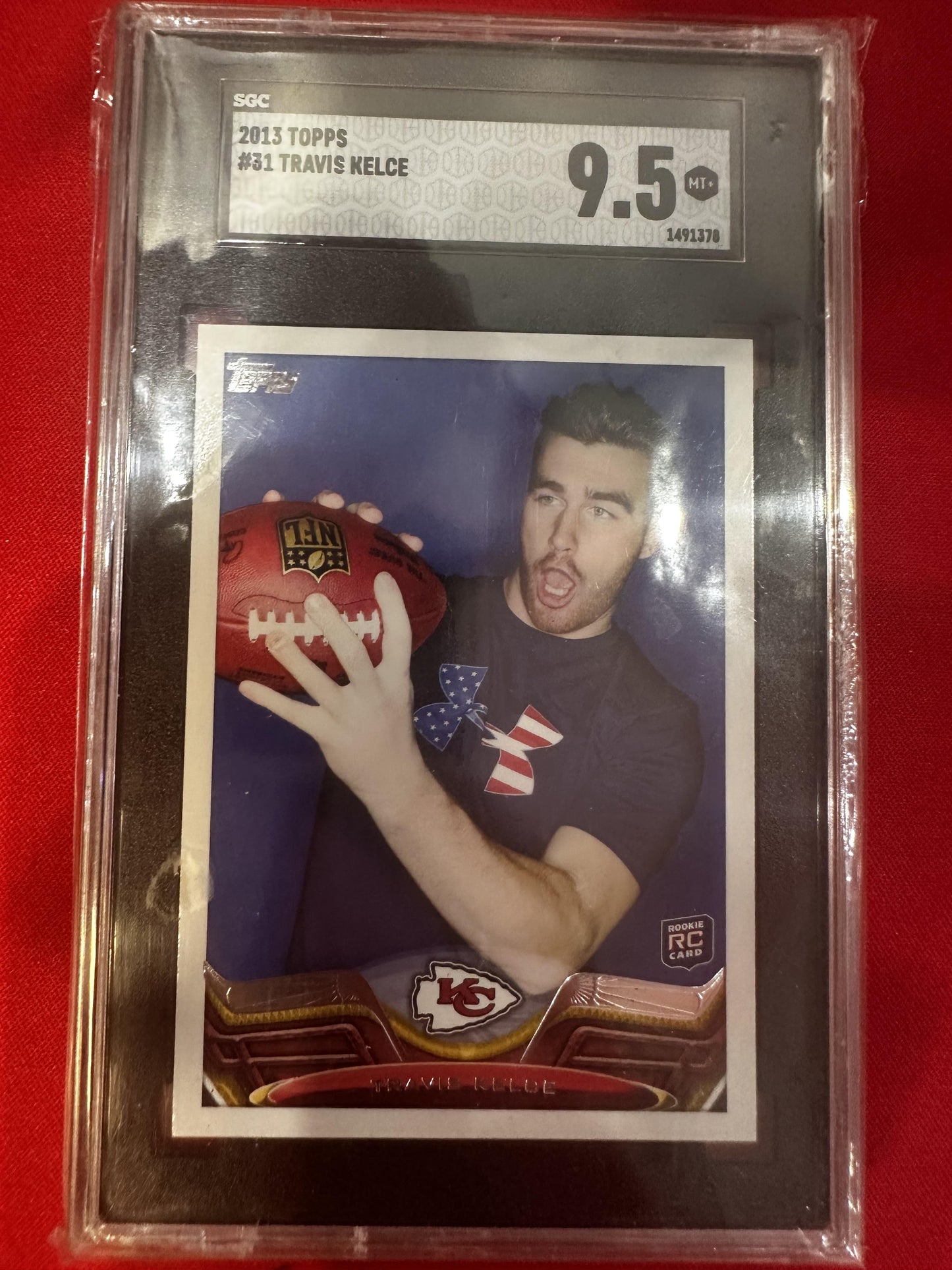 2013 Topps #31 Travis Kelce SGC 9.5