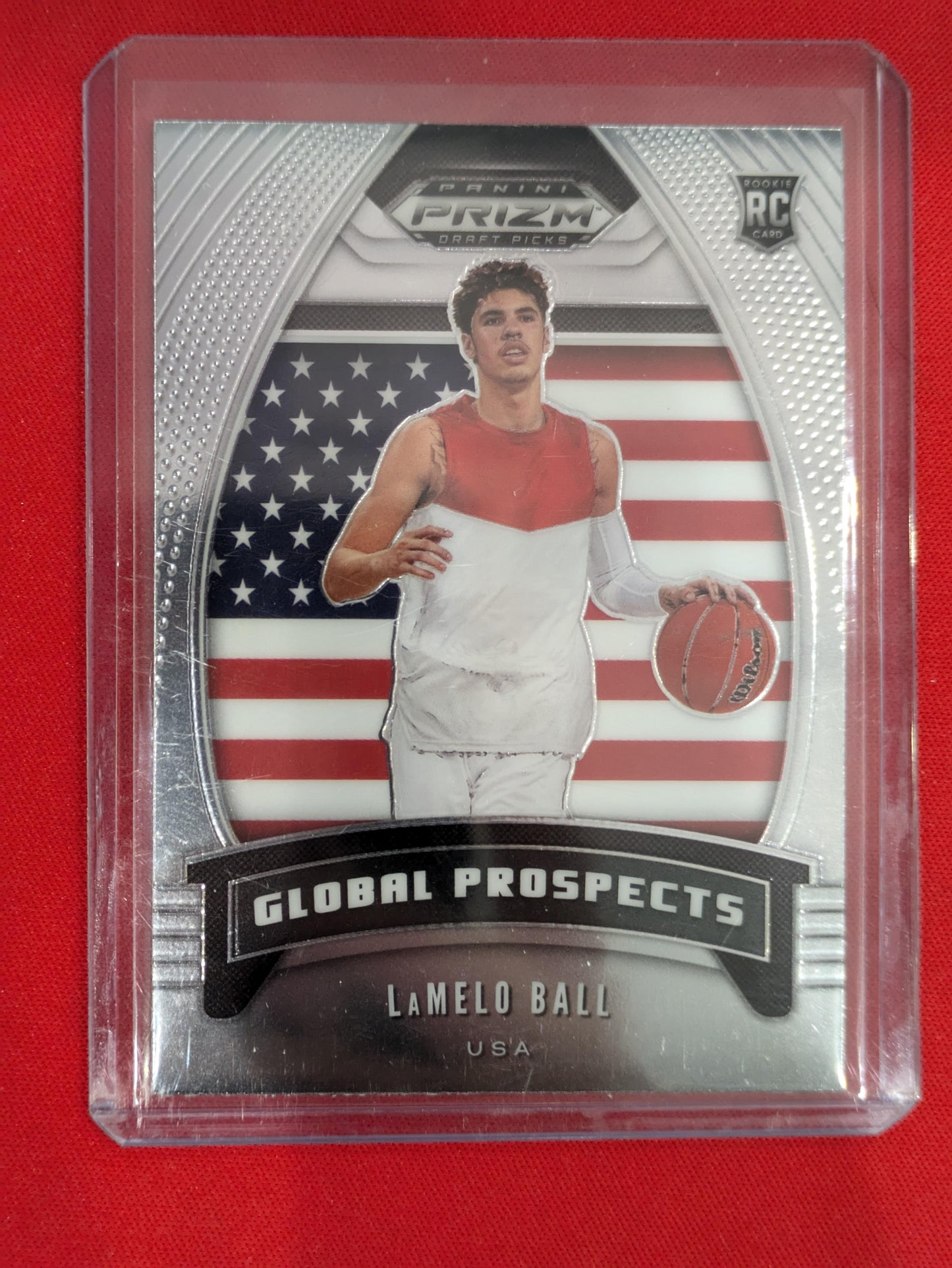2020 Panini Prizm Draft Picks Collegiate #98 LaMelo Ball