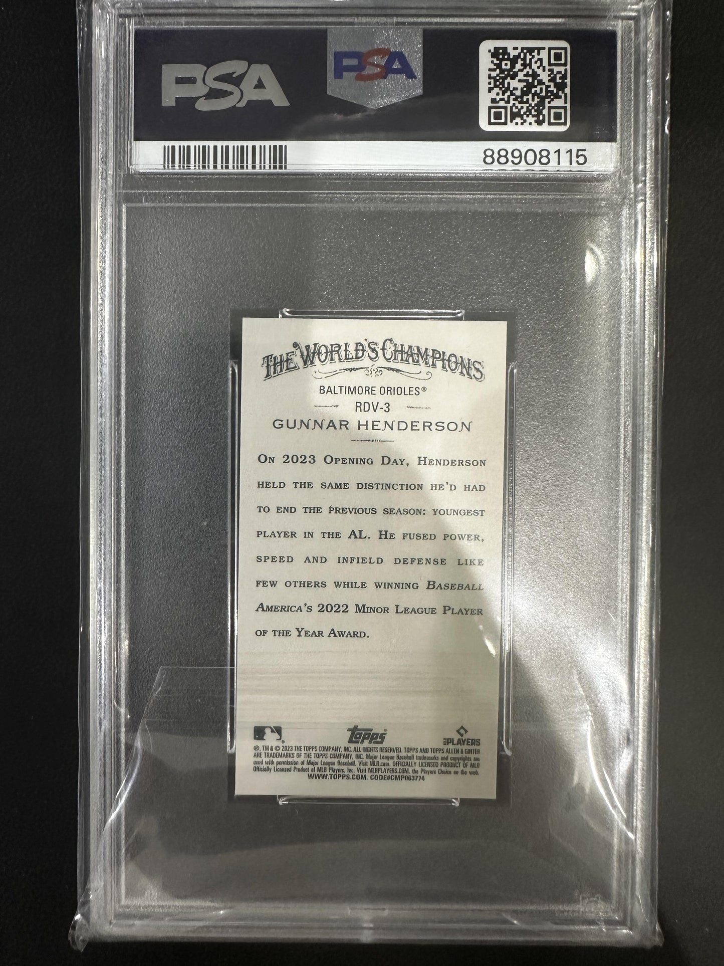 Allen & Ginter #L-AB Gunnar Henderson Variation Mini