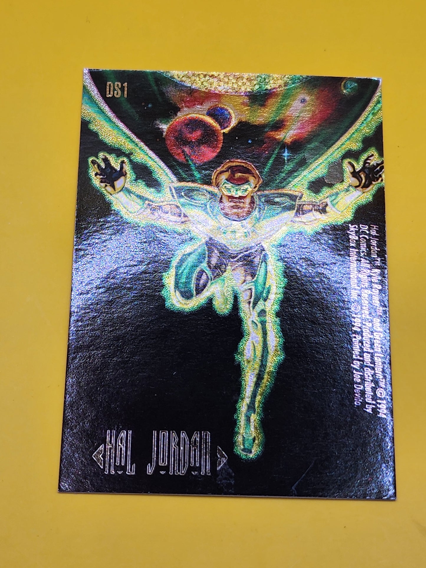 1994 DC Master Series #DS1 Green Lantern  Hal Jordan DeVito Double-Sided Spectra