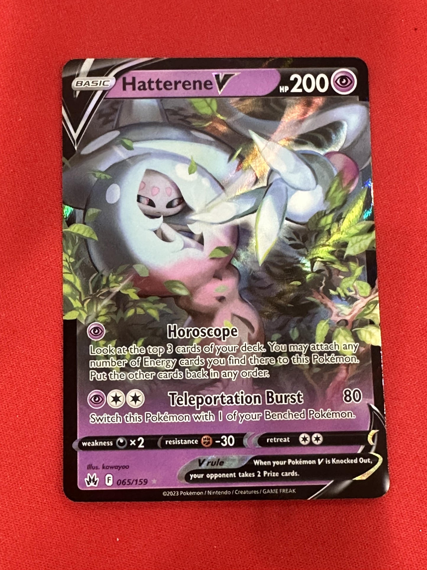 #065/159 Hatterene V Crown Zenith