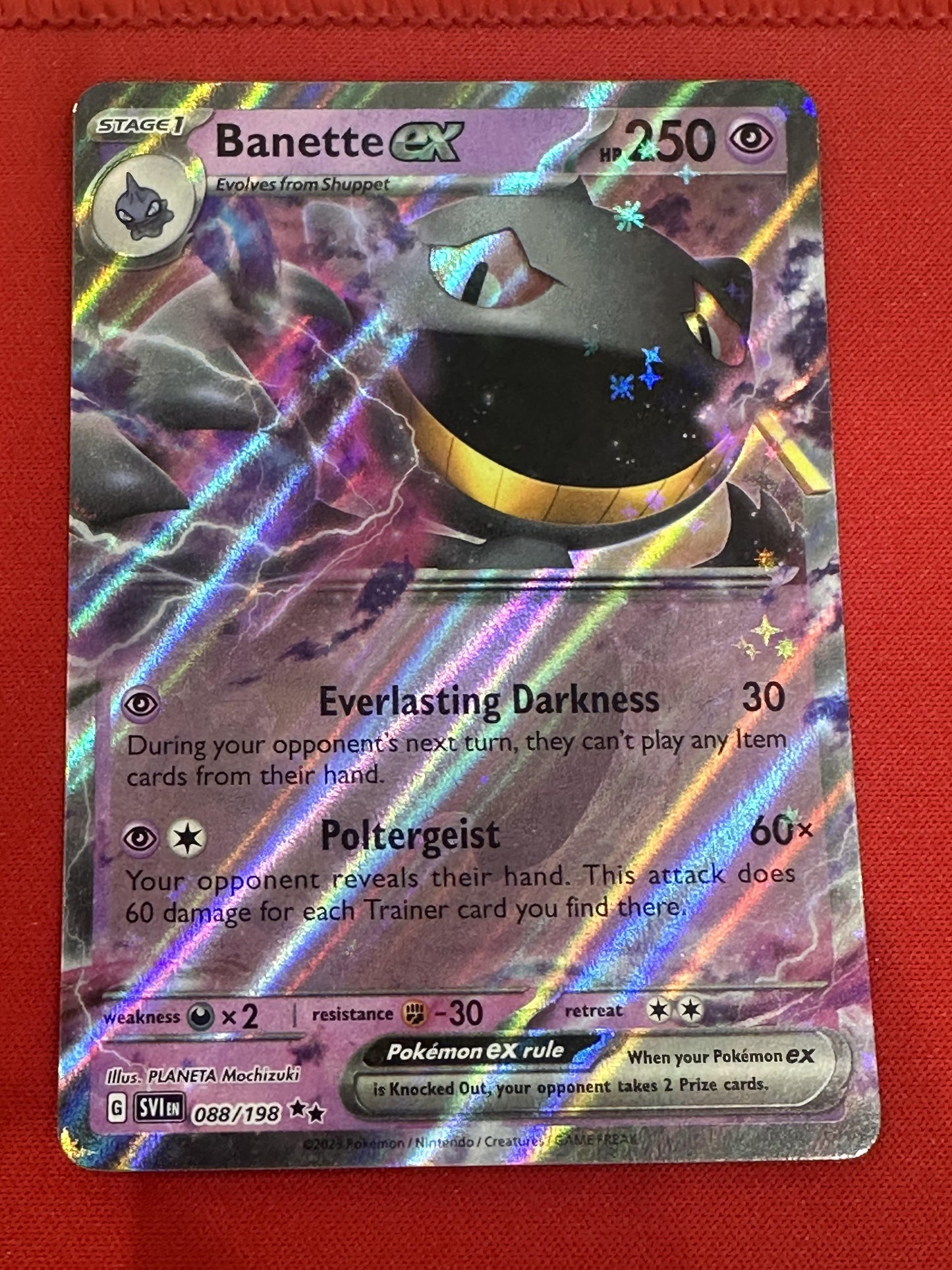 #088/198 Banette ex SV01: Scarlet & Violet Base Set