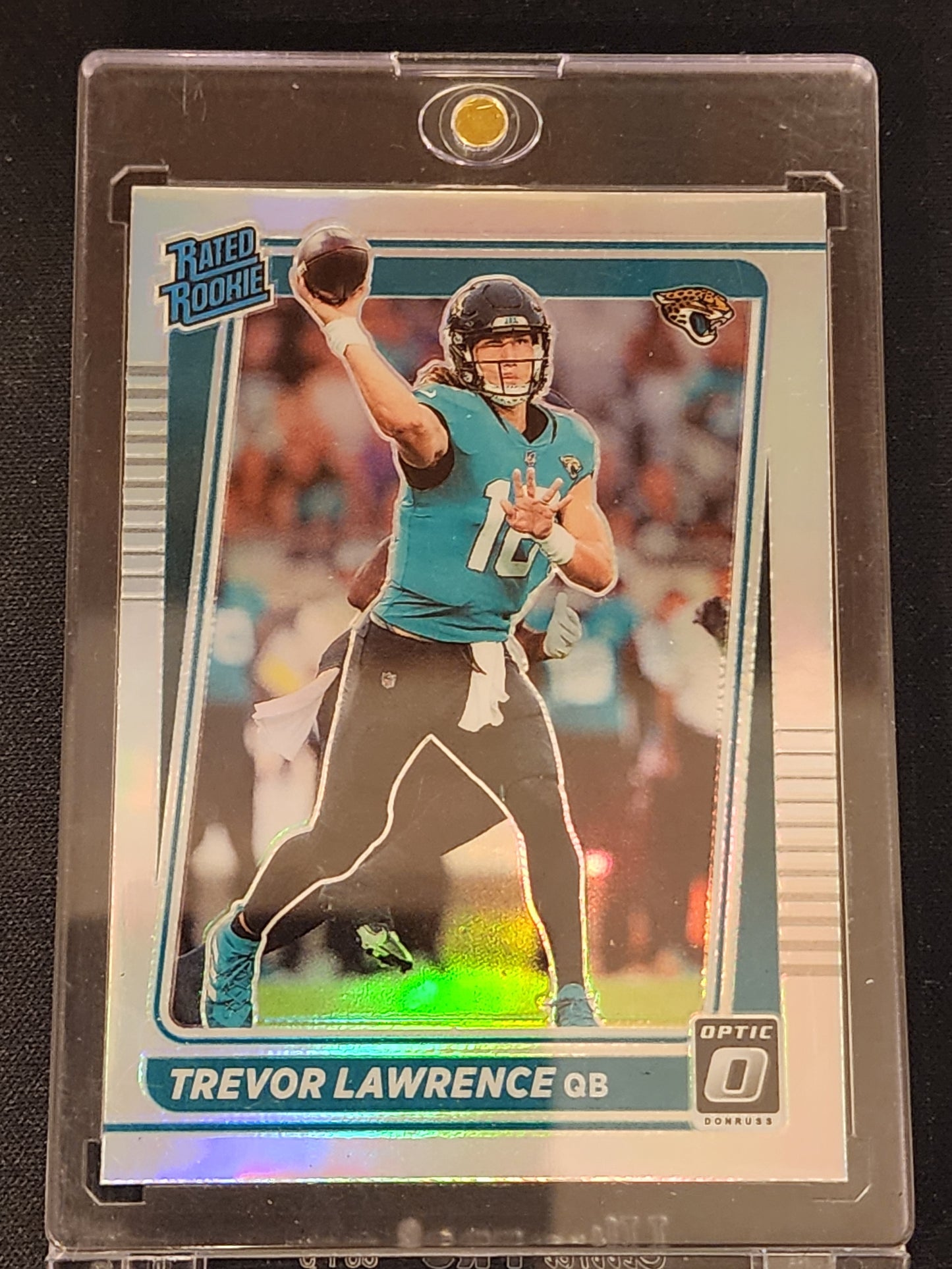 #201 Trevor Lawrence 2021 Donruss Optic Jacksonville Jaguars sports Holo