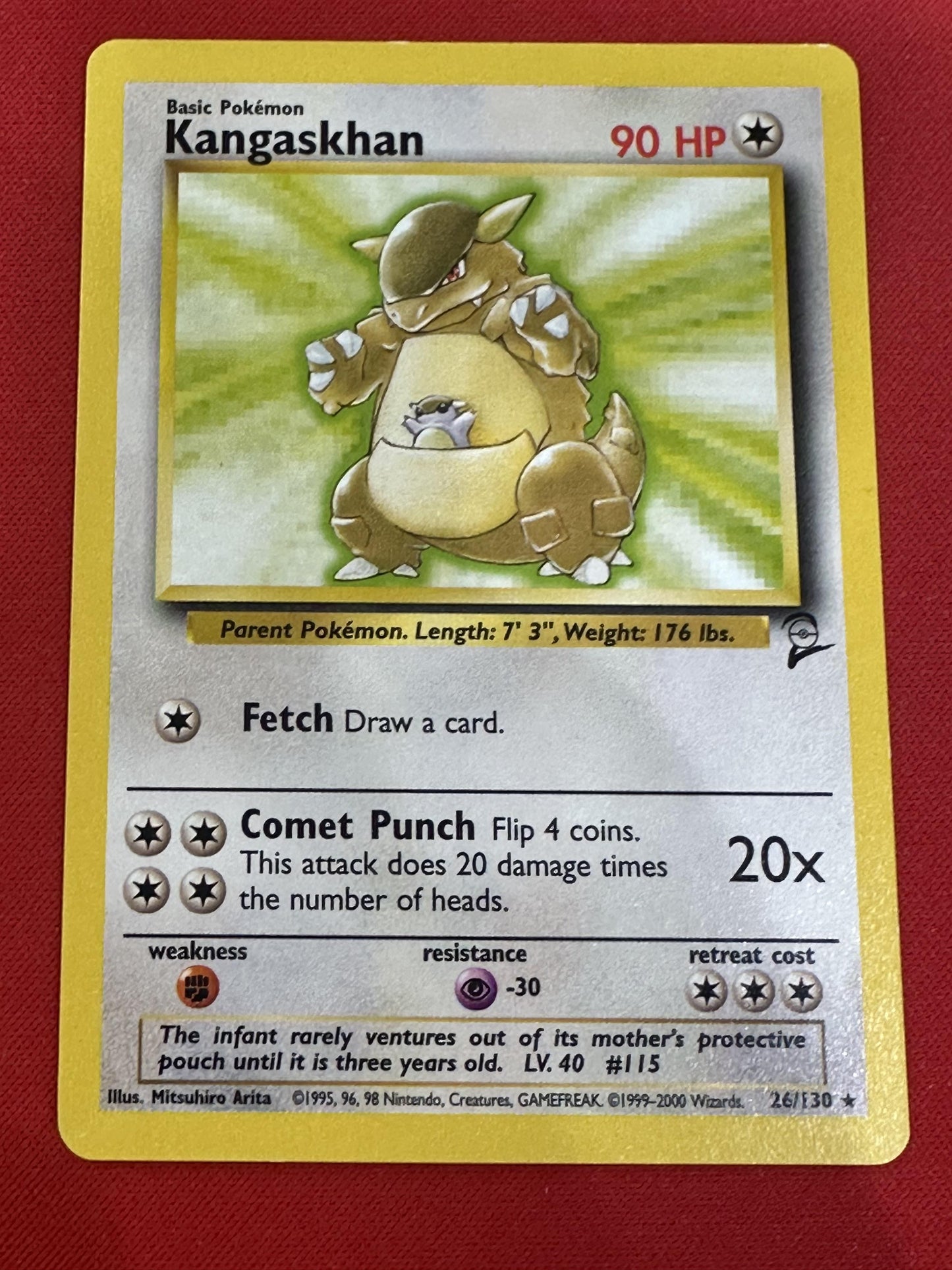 #026/130 Kangaskhan Base Set 2