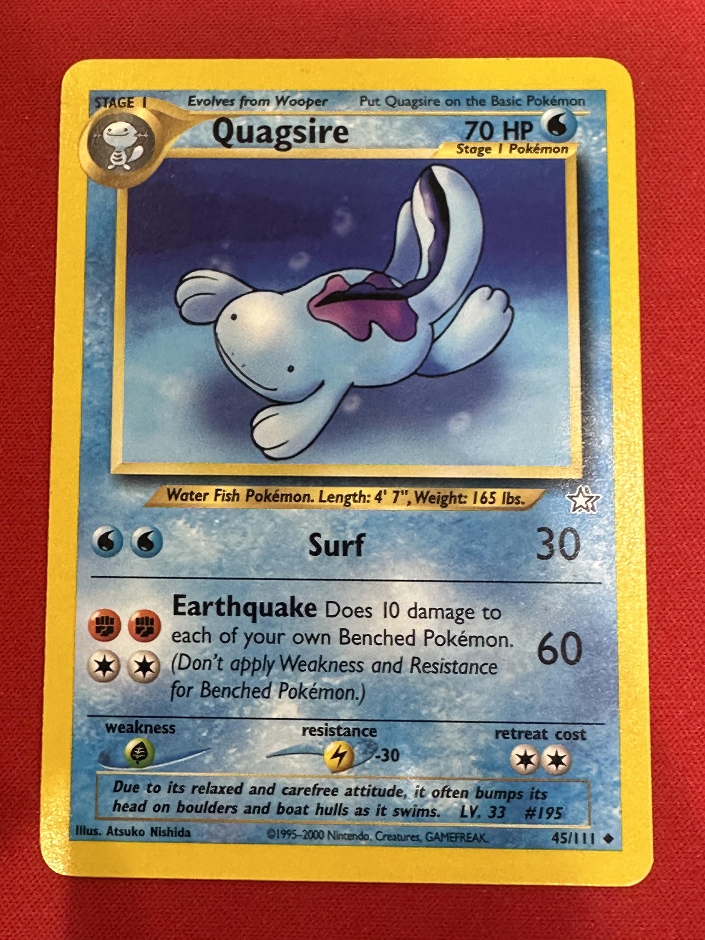 #045/111 Quagsire Neo Genesis