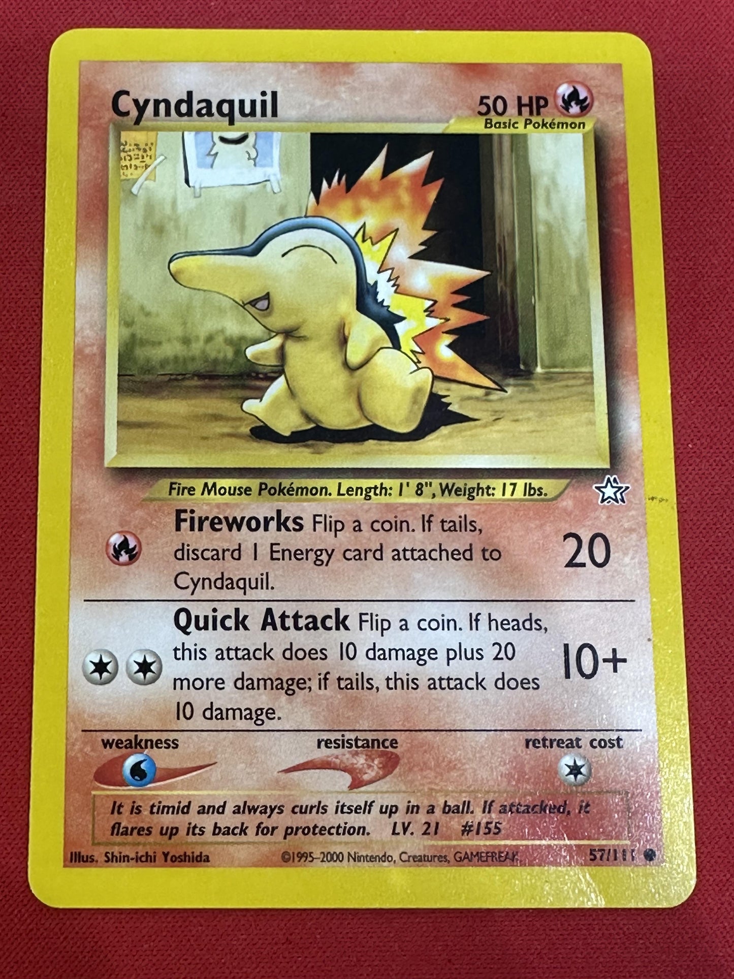 #057/111 Cyndaquil (57) Neo Genesis