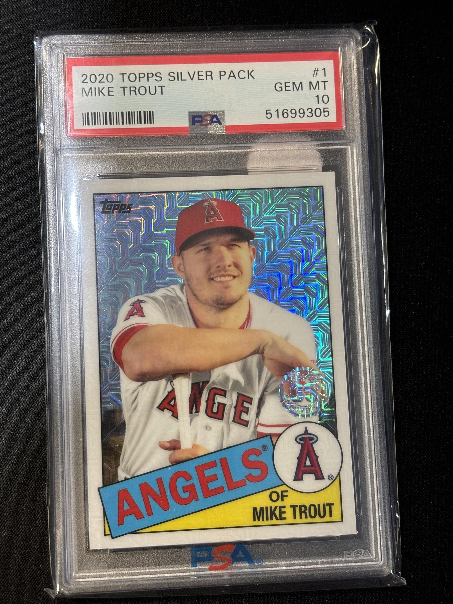#1 Mike Trout 2020 Topps Silver Pack 1985 Chrome Promo 10 GEM-MT sports