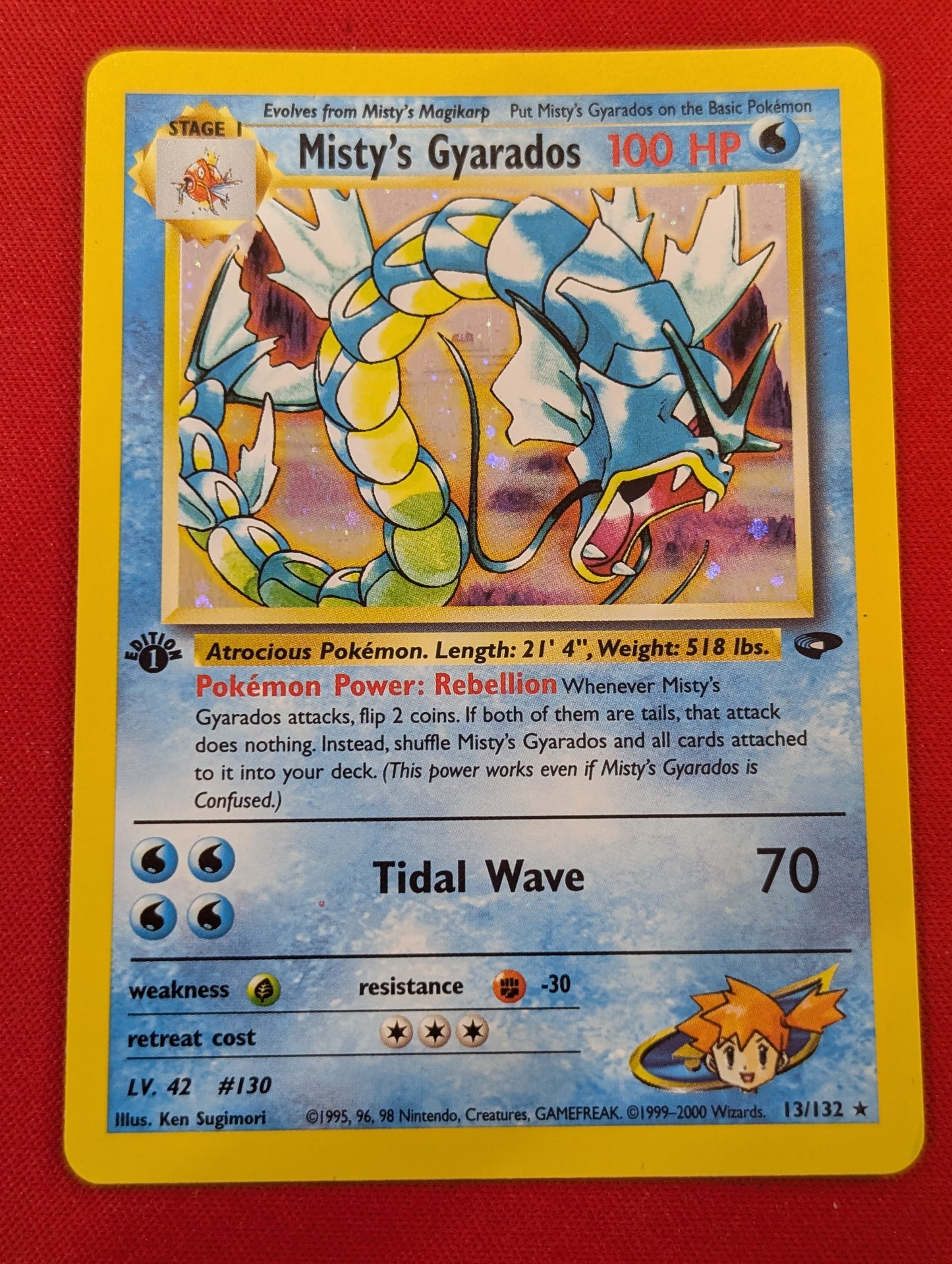 #013/132 Misty's Gyarados Gym Challenge