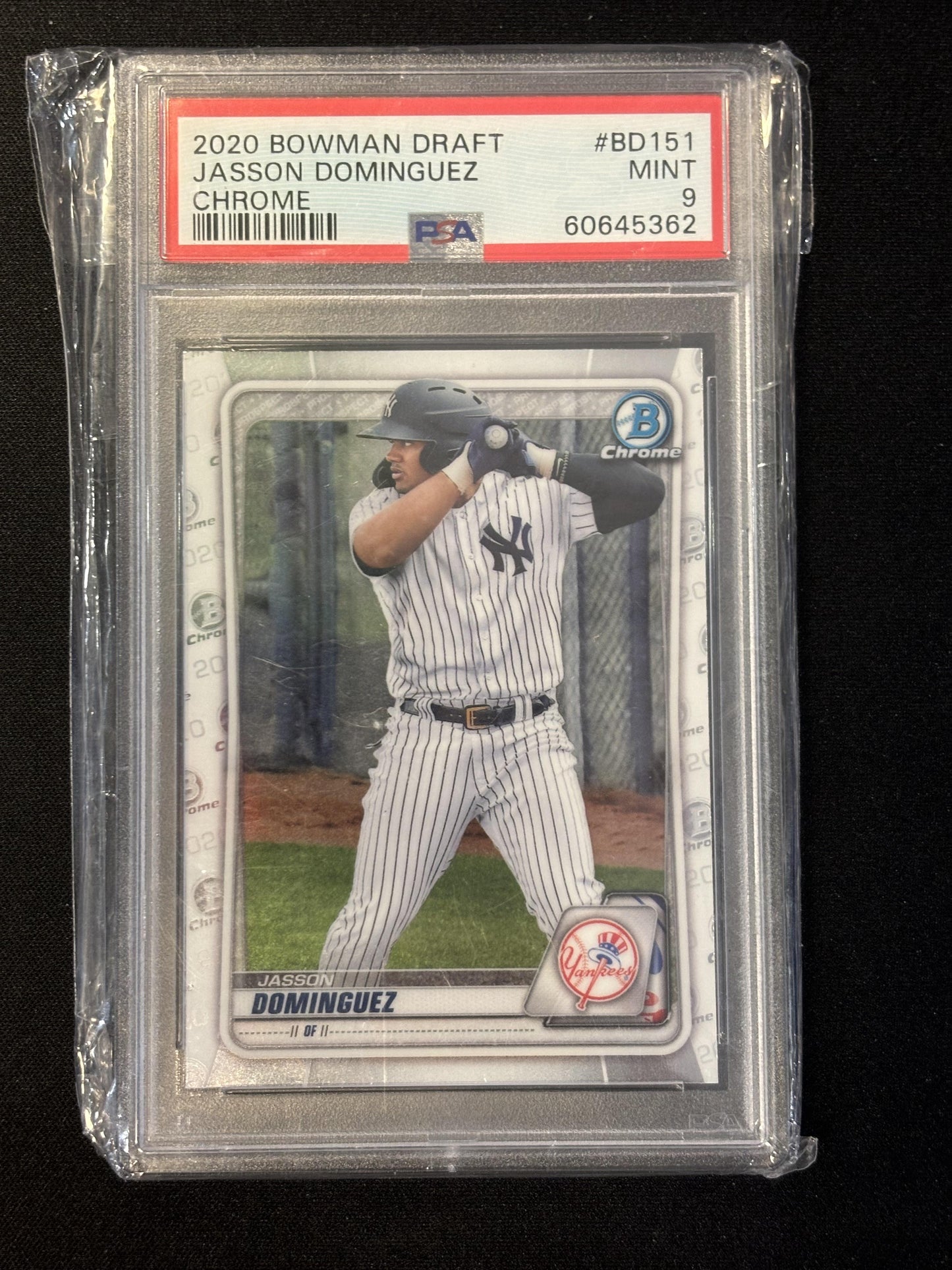 #BD151 Jasson Dominguez 2020 Bowman Draft 9 MT sports Chrome