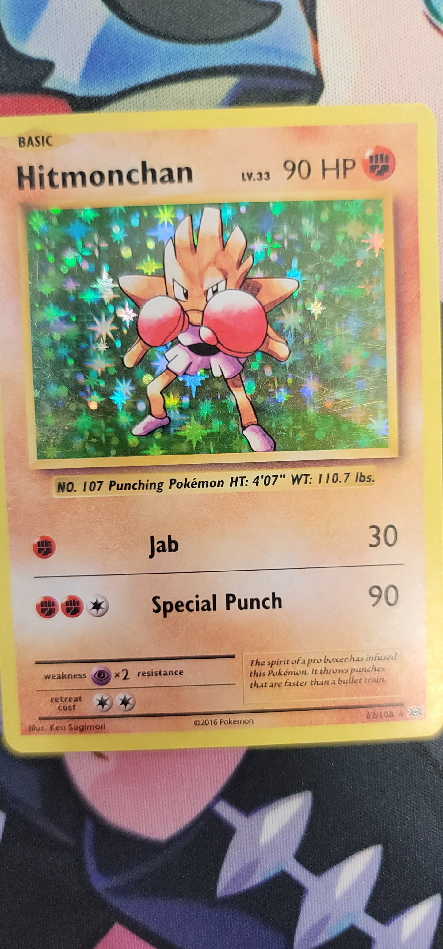 #062/108 Hitmonchan - 62/108 (XY Evolutions) Deck Exclusives Rare tcg