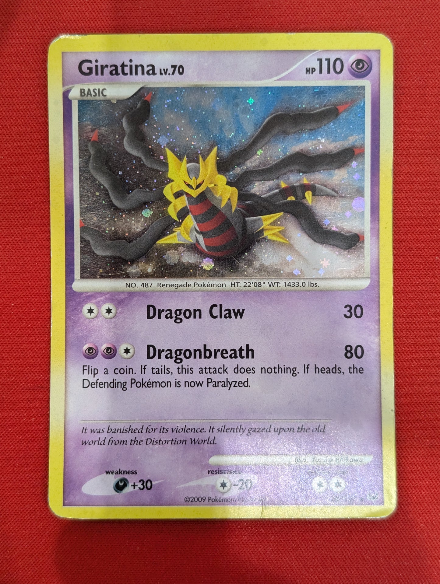 #028/127 Giratina Lv. 70 - 28/127 (DPPt Platinum) Deck Exclusives