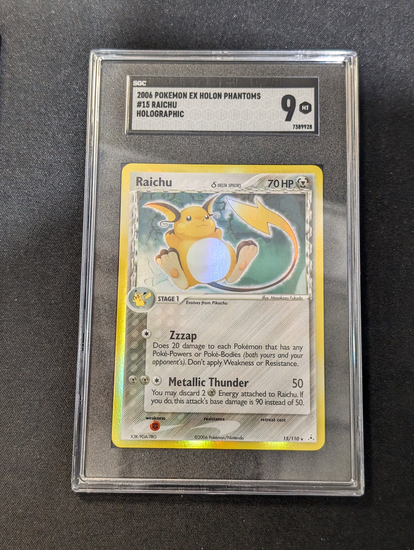 #15/110 Raichu (Delta Species) Holon Phantoms MT SGC