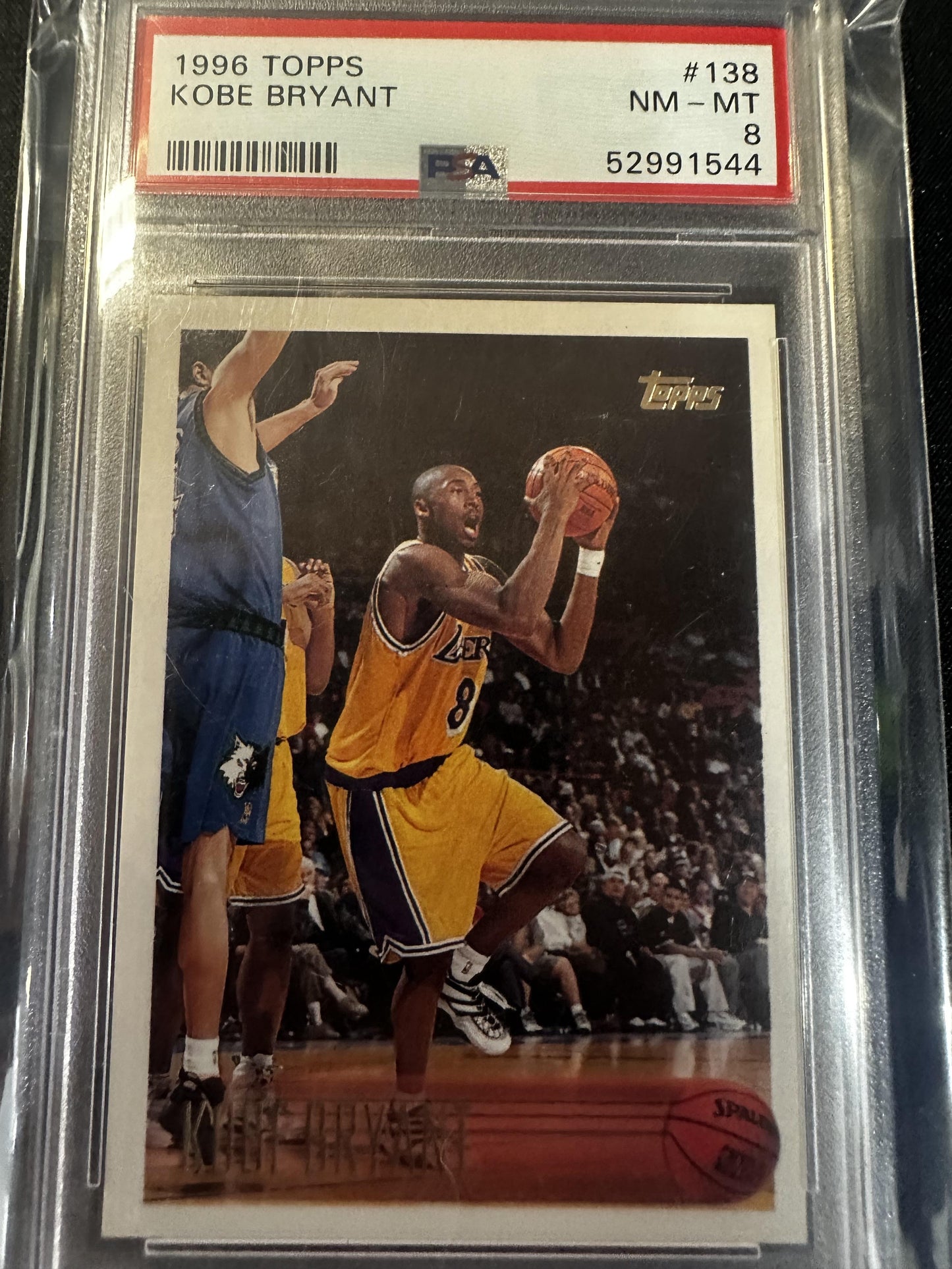 #138 Kobe Bryant 1996 Topps 8 NM-MT sports