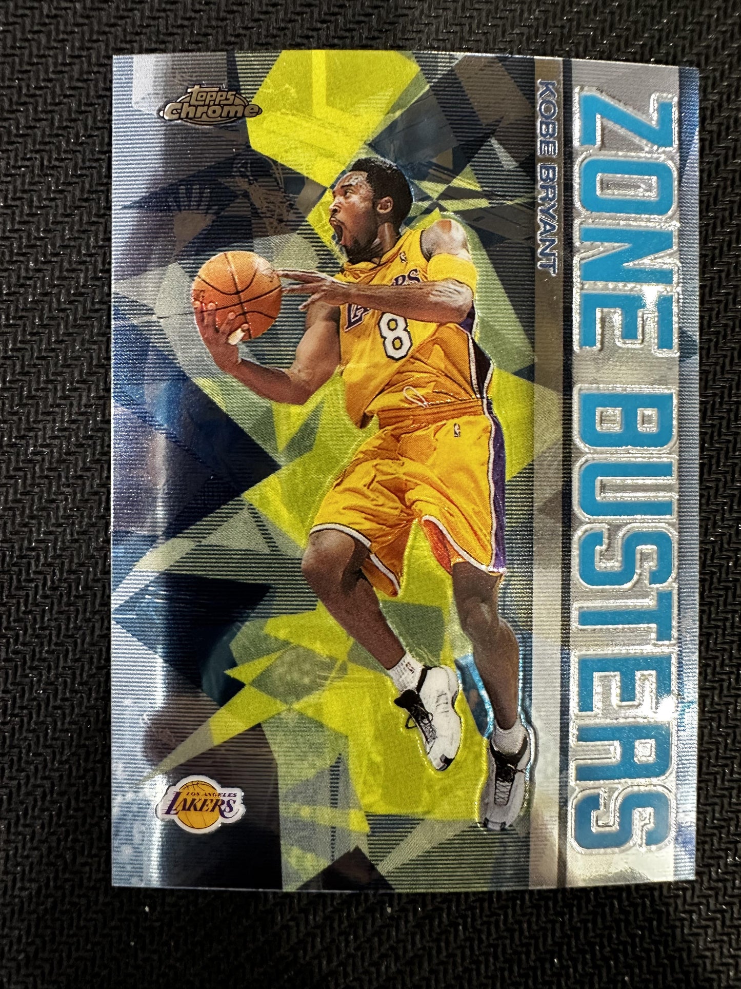 #ZB8 Kobe Bryant 2002-03 Topps Chrome Los Angeles Lakers sports Zone Busters