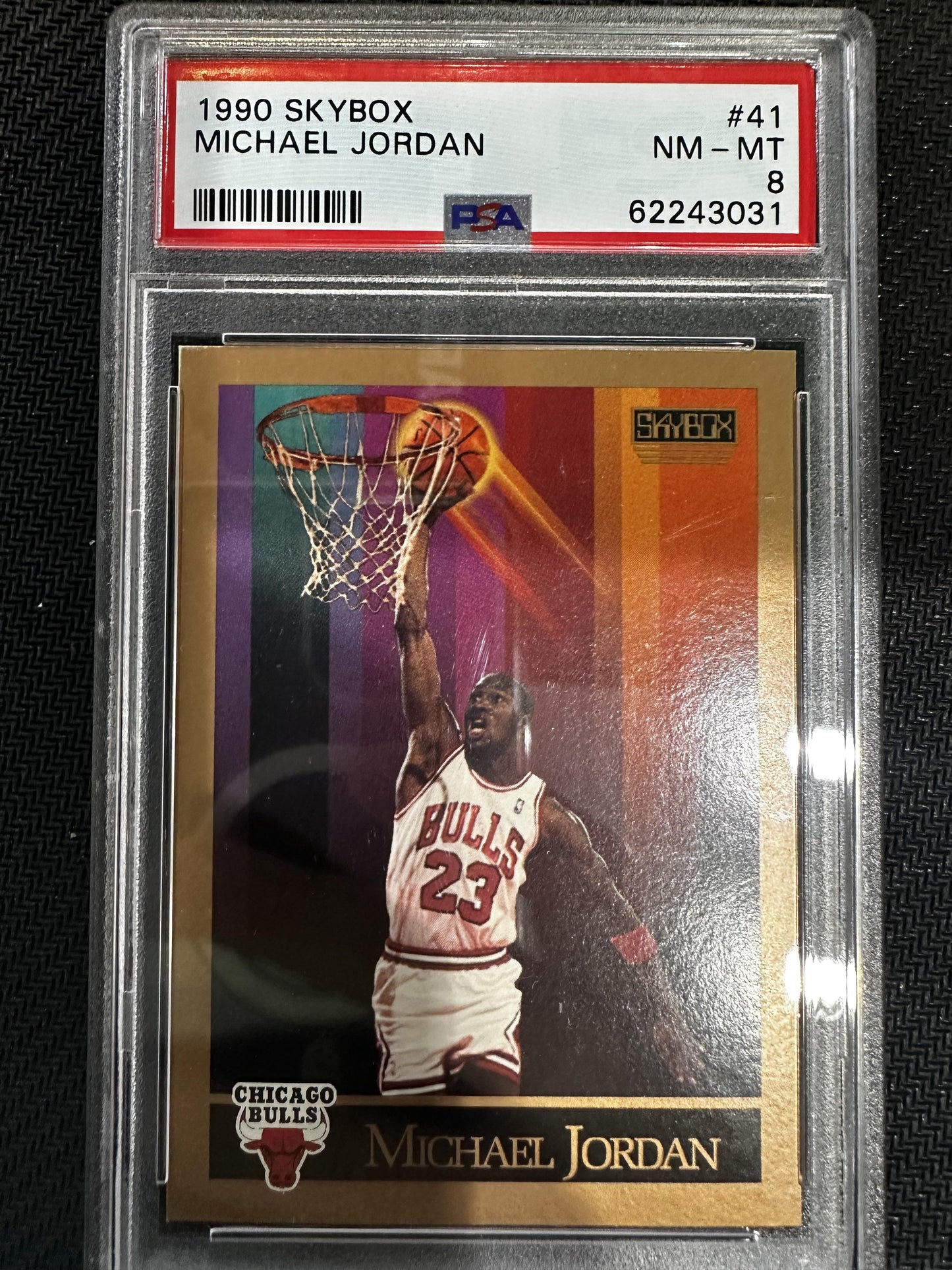 #41 Michael Jordan 1990 Skybox 8 Atlanta Braves NM-MT sports