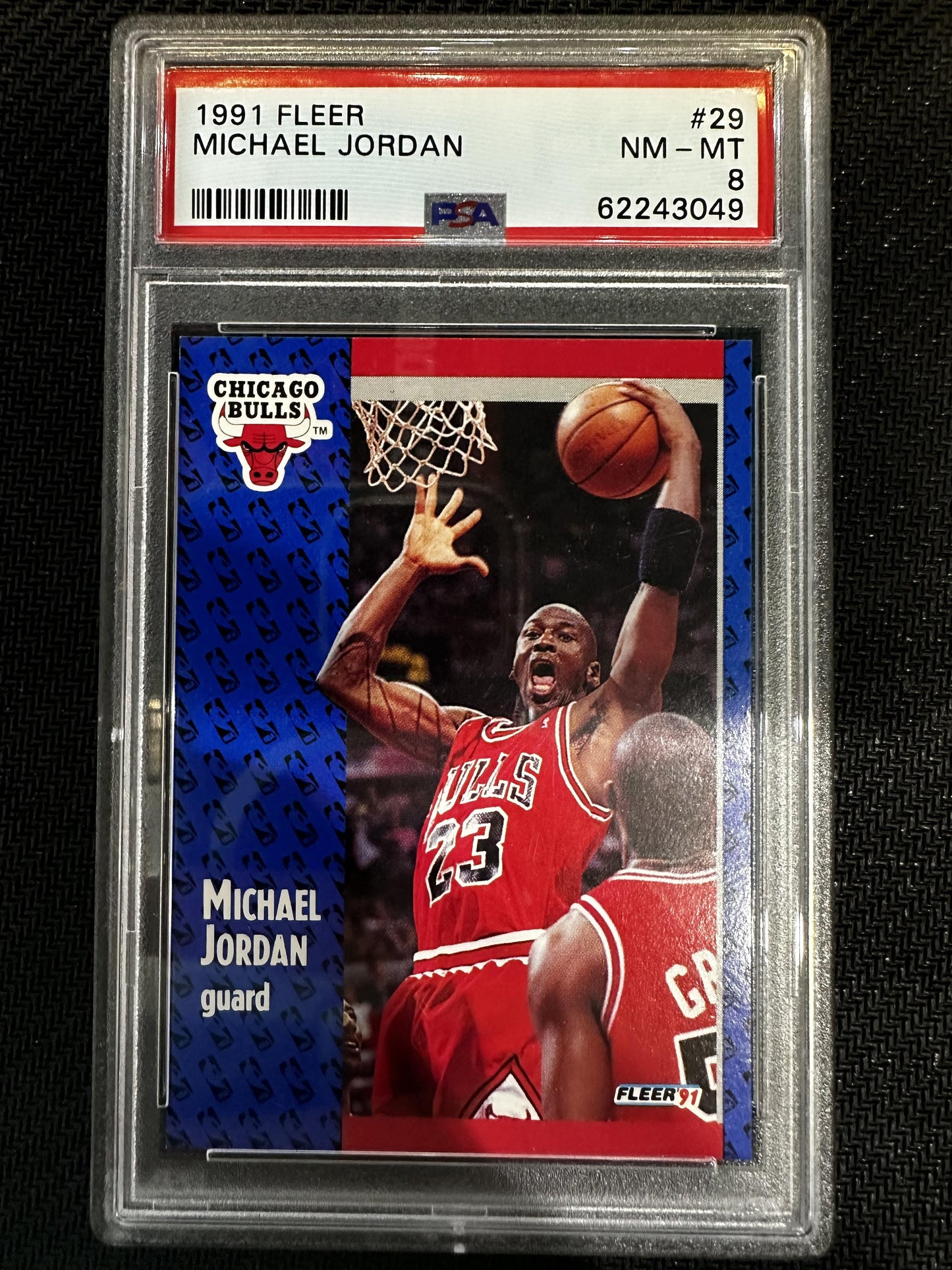 #29 Michael Jordan 1991 Fleer 8 NM-MT sports