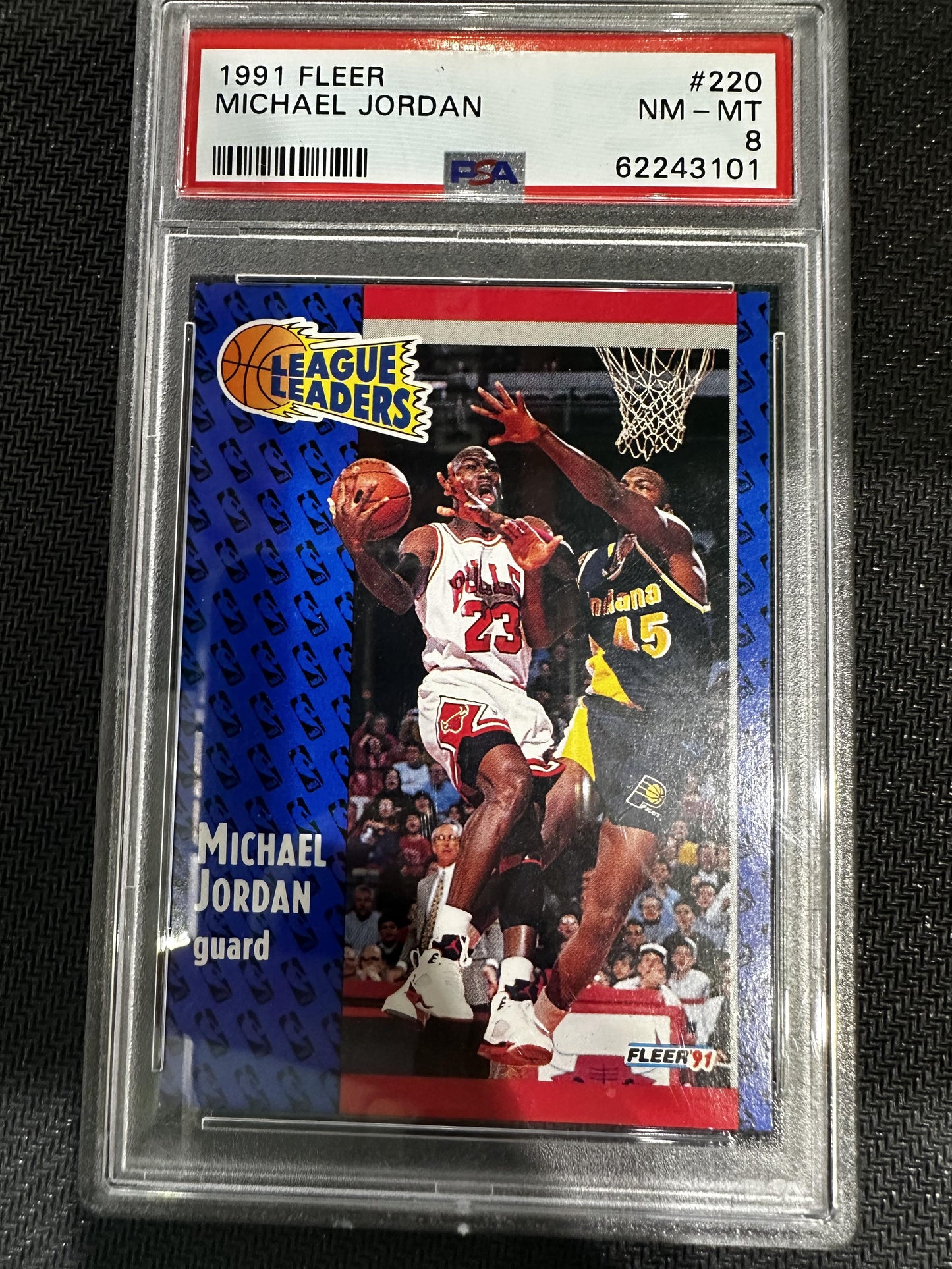#220 Michael Jordan 1991 Fleer 8 NM-MT sports