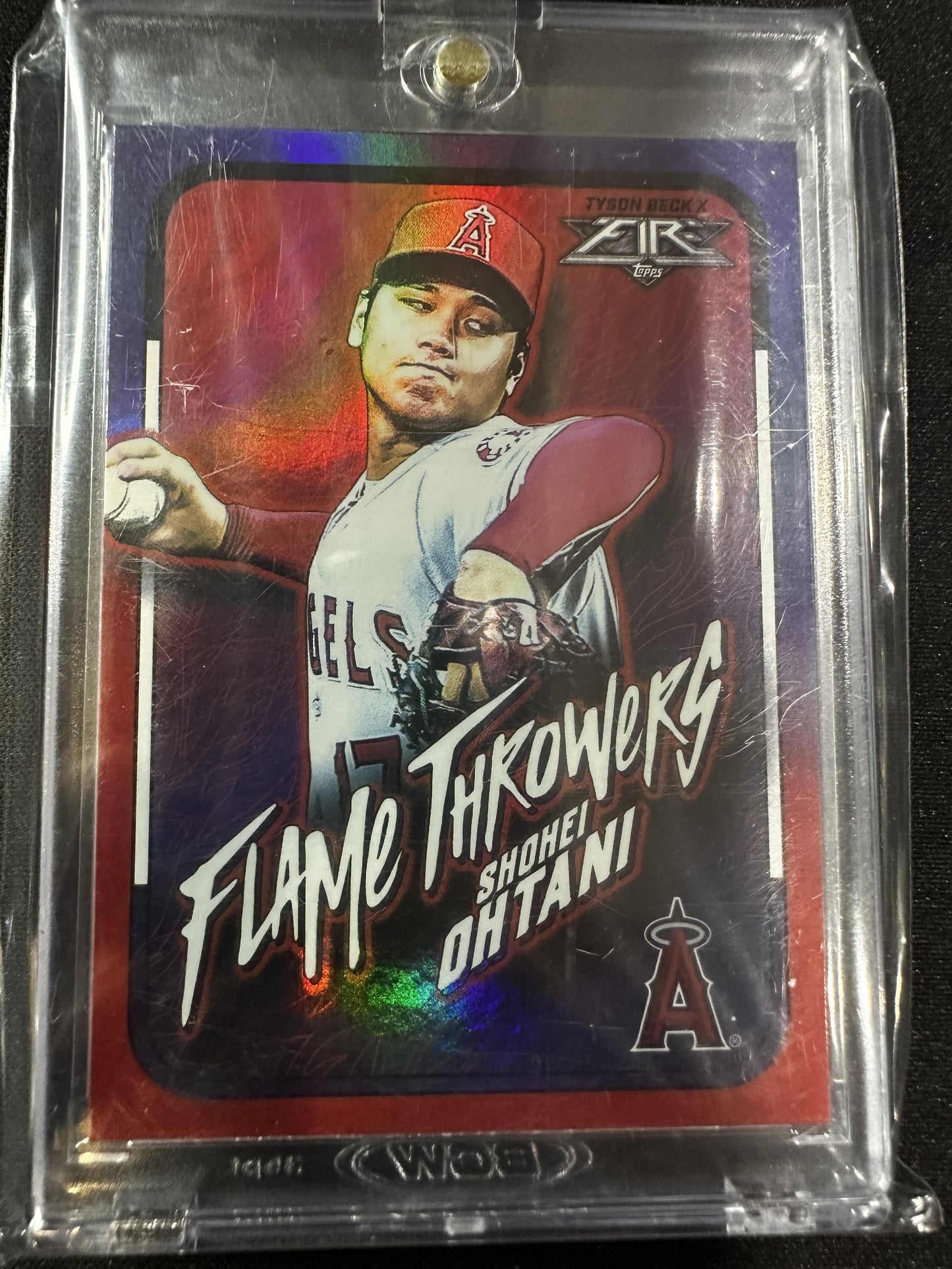 #FT-8 Shohei Ohtani 2022 Topps Fire Los Angeles Angels sports Flame Throwers