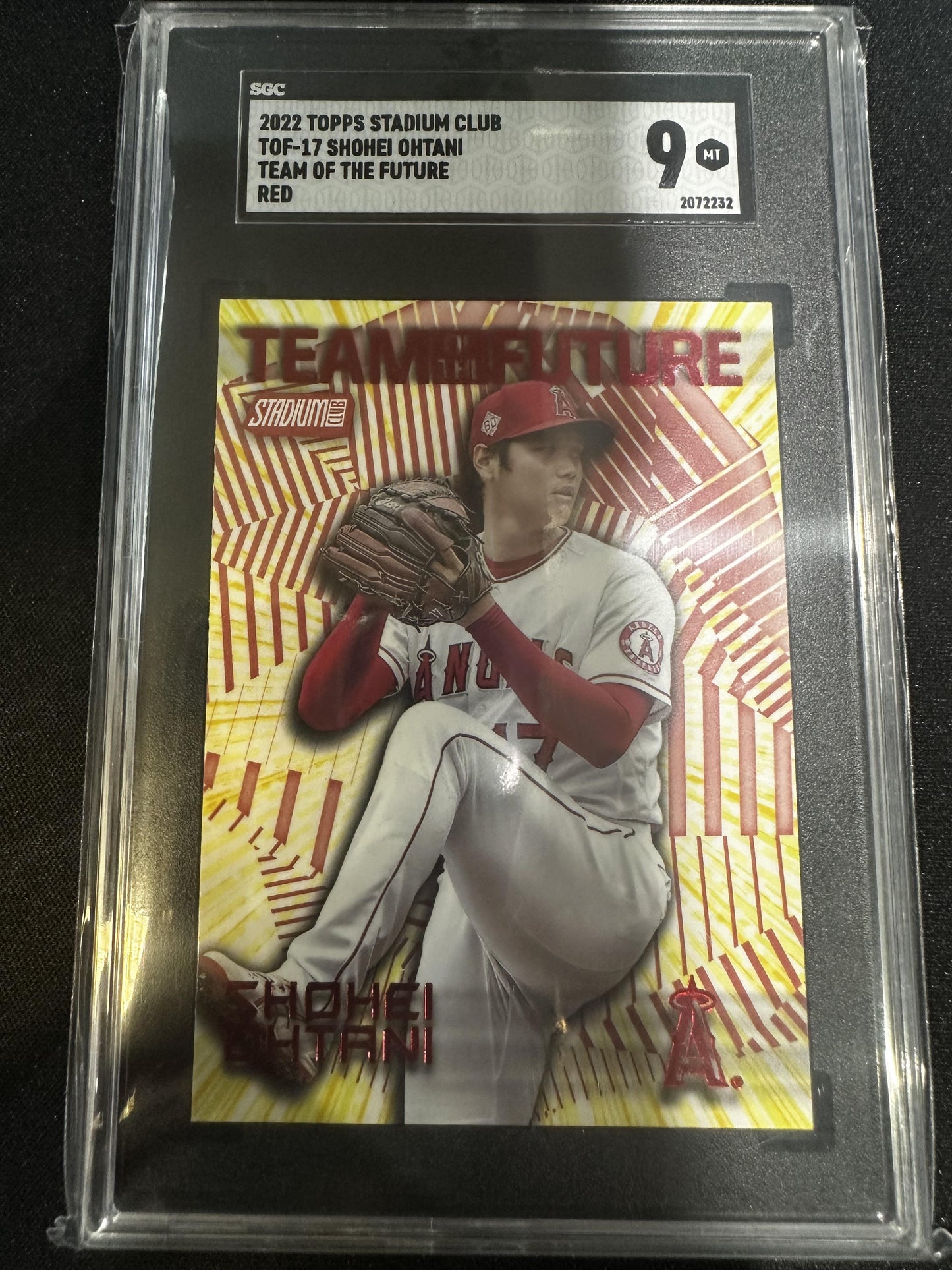 #TOF-17 Shohei Ohtani 2022 Stadium Club Angels Team of the Future Red