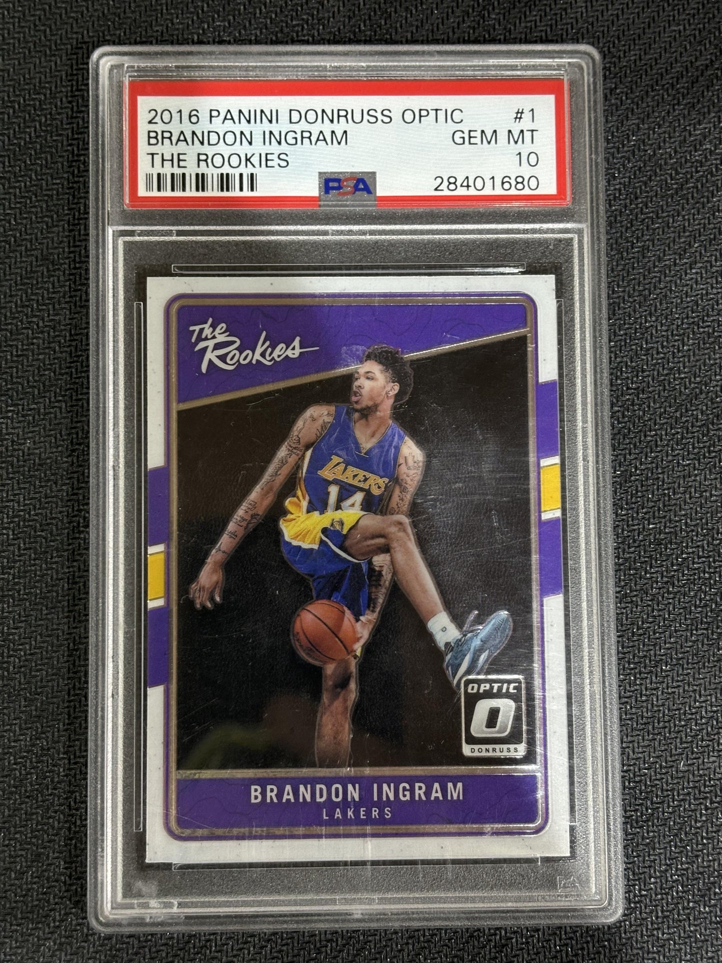 #1 Brandon Ingram 2016 Panini Donruss Optic The Rookies 10 The Rookies
