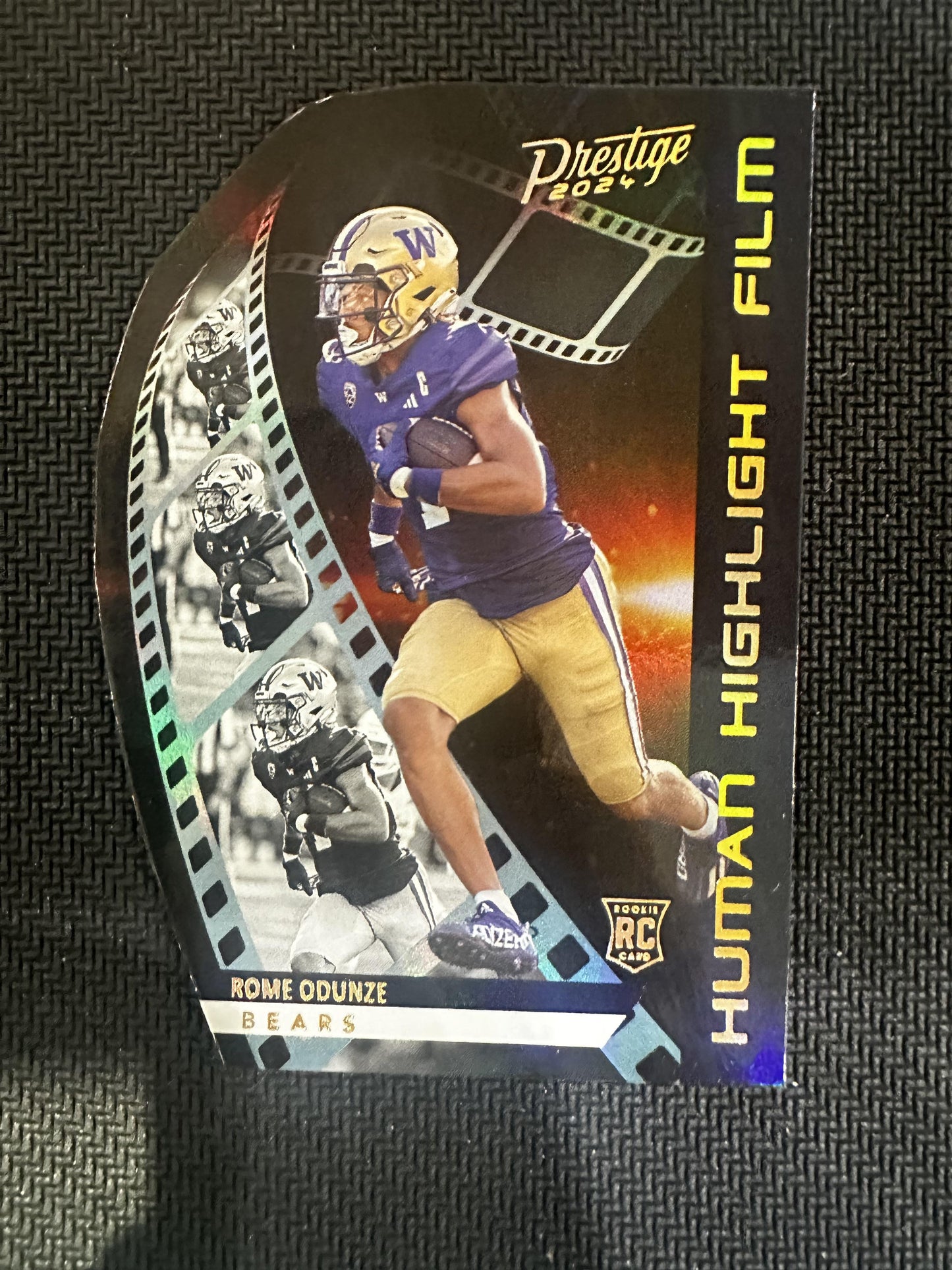 #9 Rome Odunze 2024 Panini Prestige Chicago Bears sports Human Highlight Film
