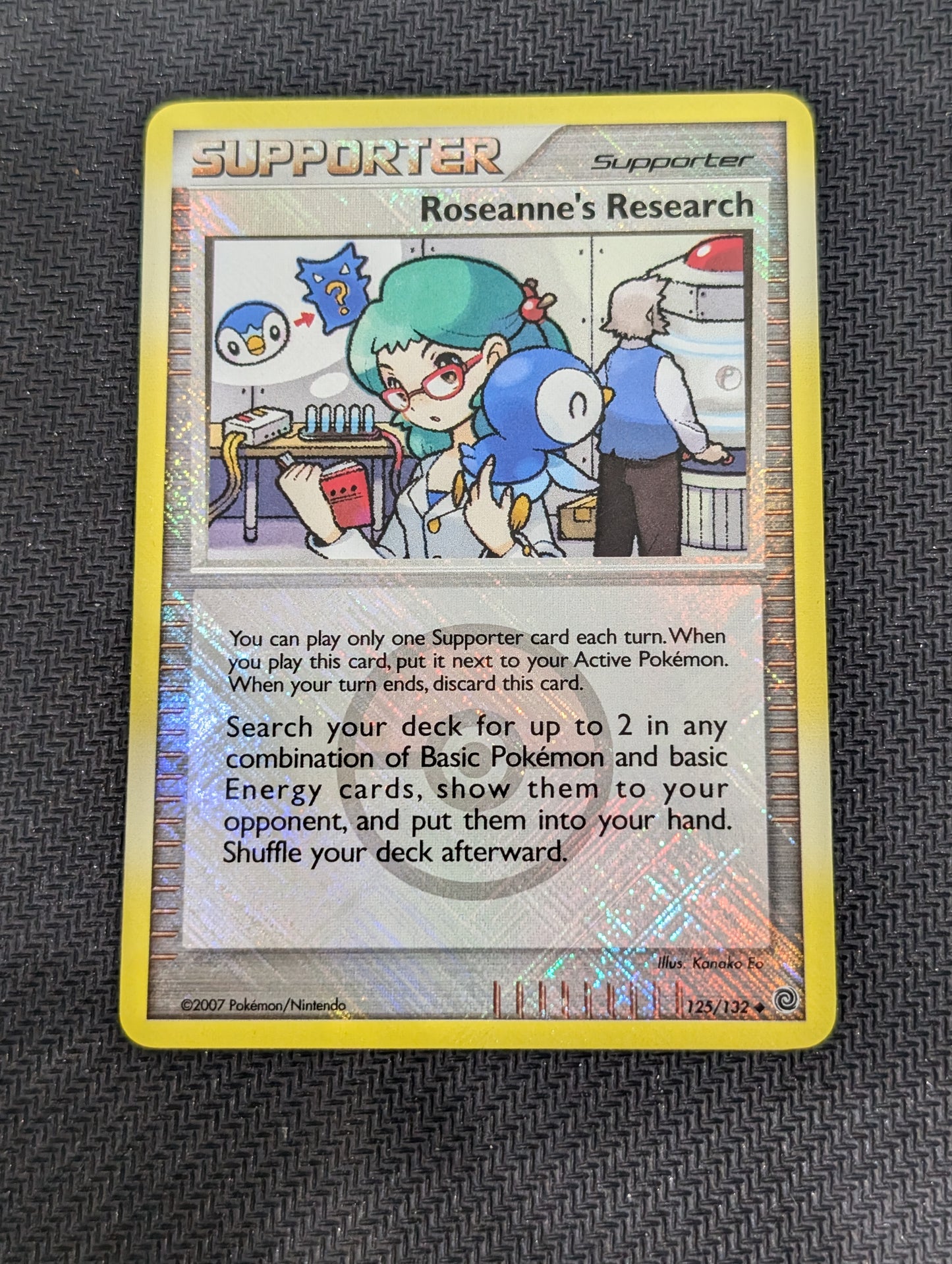 #125/132 Roseanne's Research (League Promo) League & Championship Cards