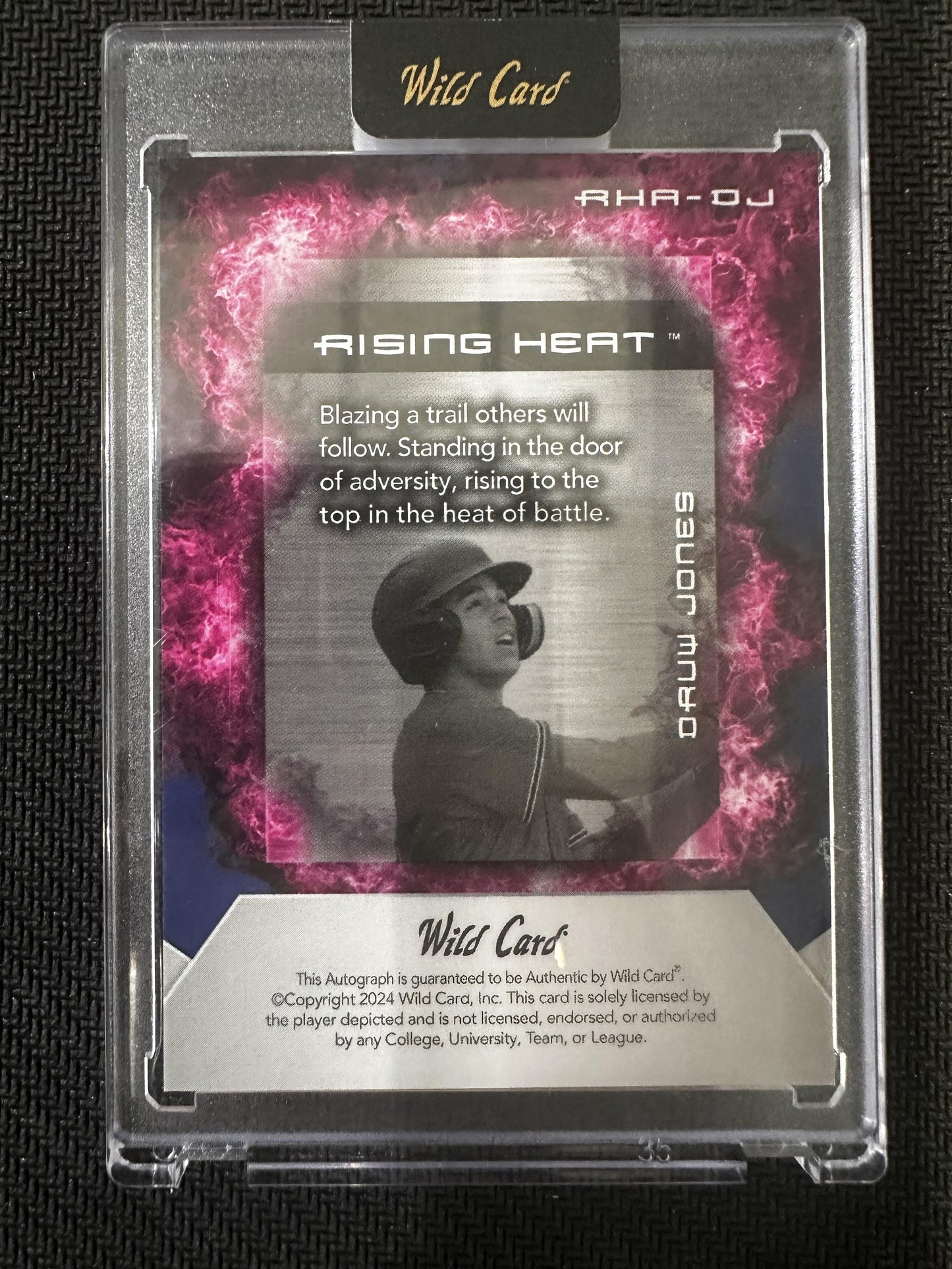 #5CDM-DJA Druw Jones 2024 Wild Card Five Card Draw /1
