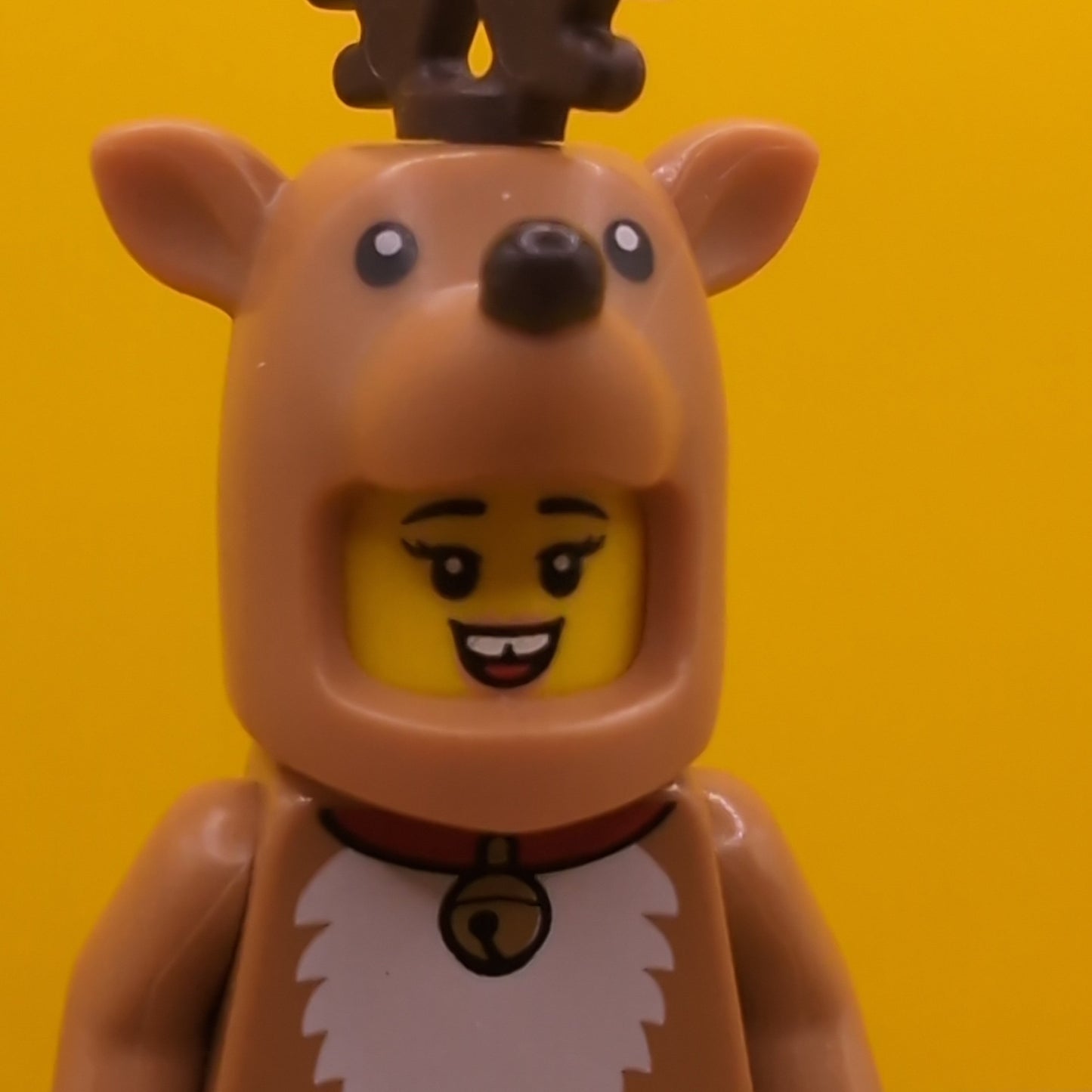 Reindeer Costume col23-4 Series 23 (complete Set with Stand and Accessories) CMF Minifigure Lego