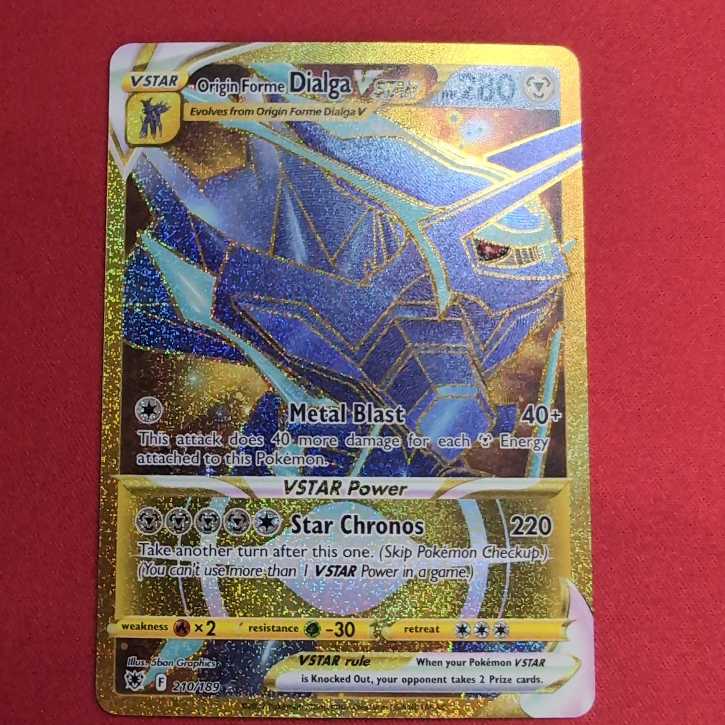 Origin Forme Dialga VSTAR #210