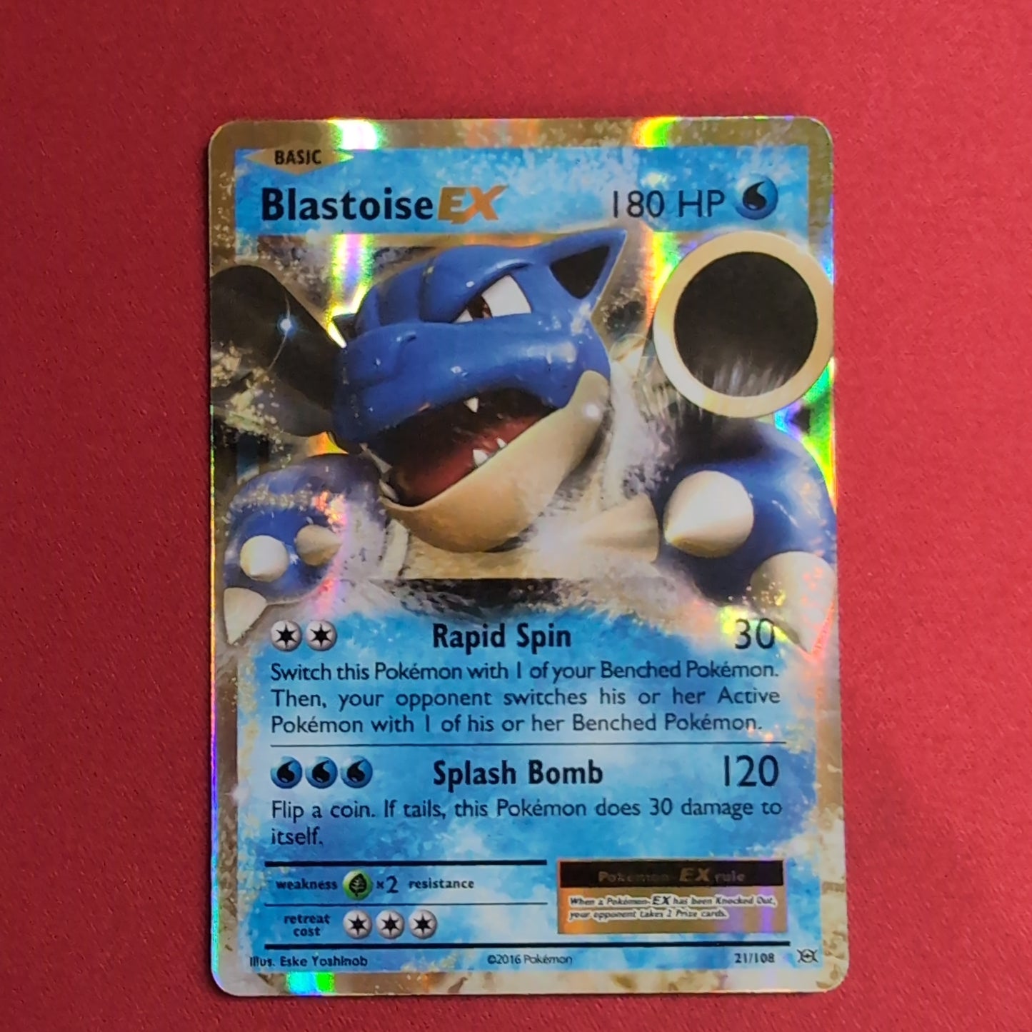 Blastoise EX #21