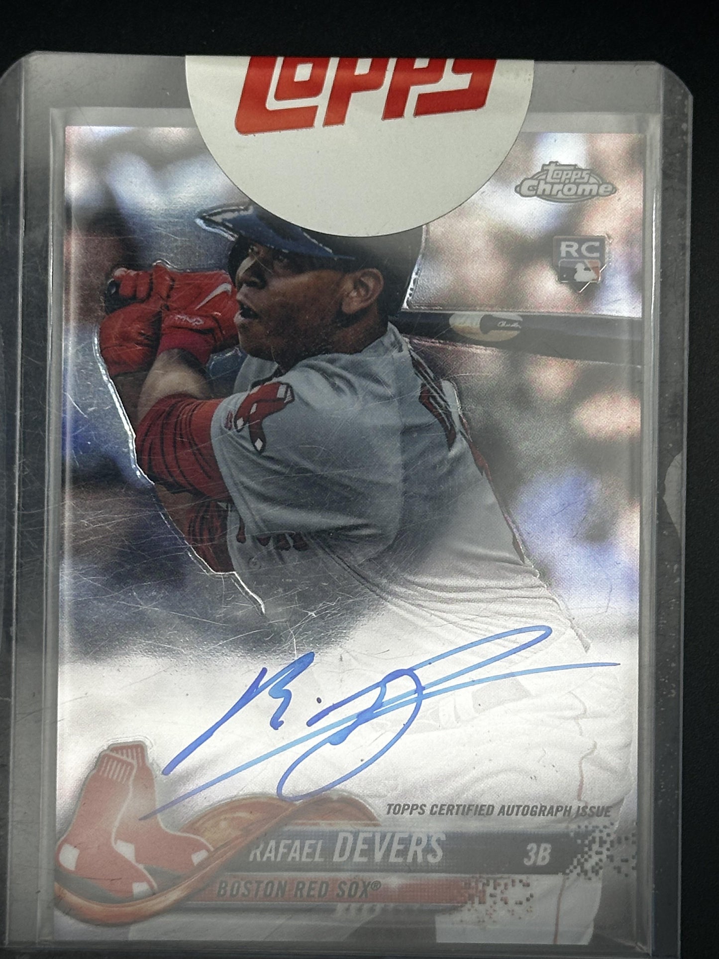 #RA-RD Rafael Devers 2018 Topps Chrome AU Auto Boston Red Sox Auto