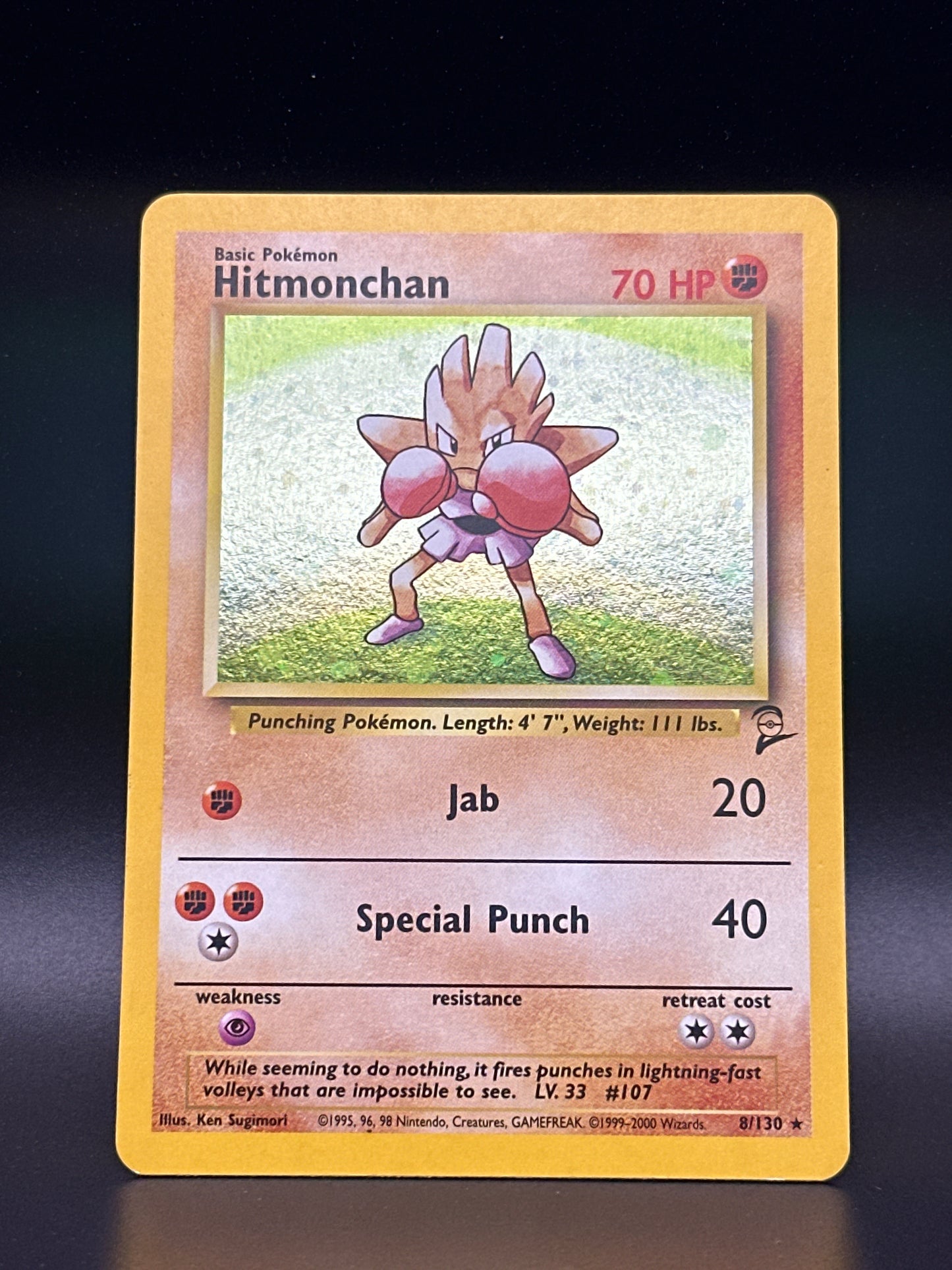 008/130 Hitmonchan Base Set 2