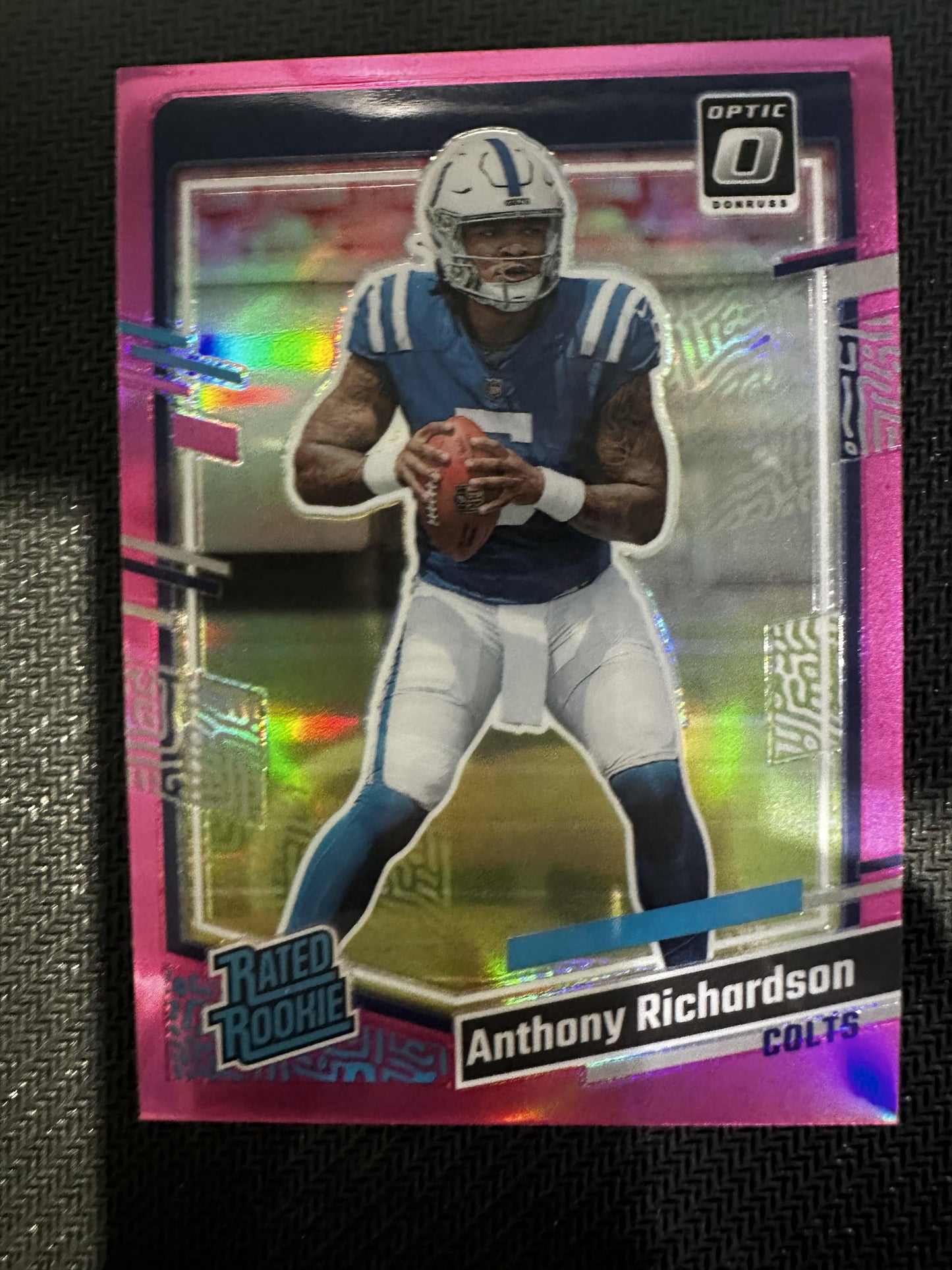 #343 Anthony Richardson 2023 Donruss RC Rookie Indianapolis Colts Preview Pink