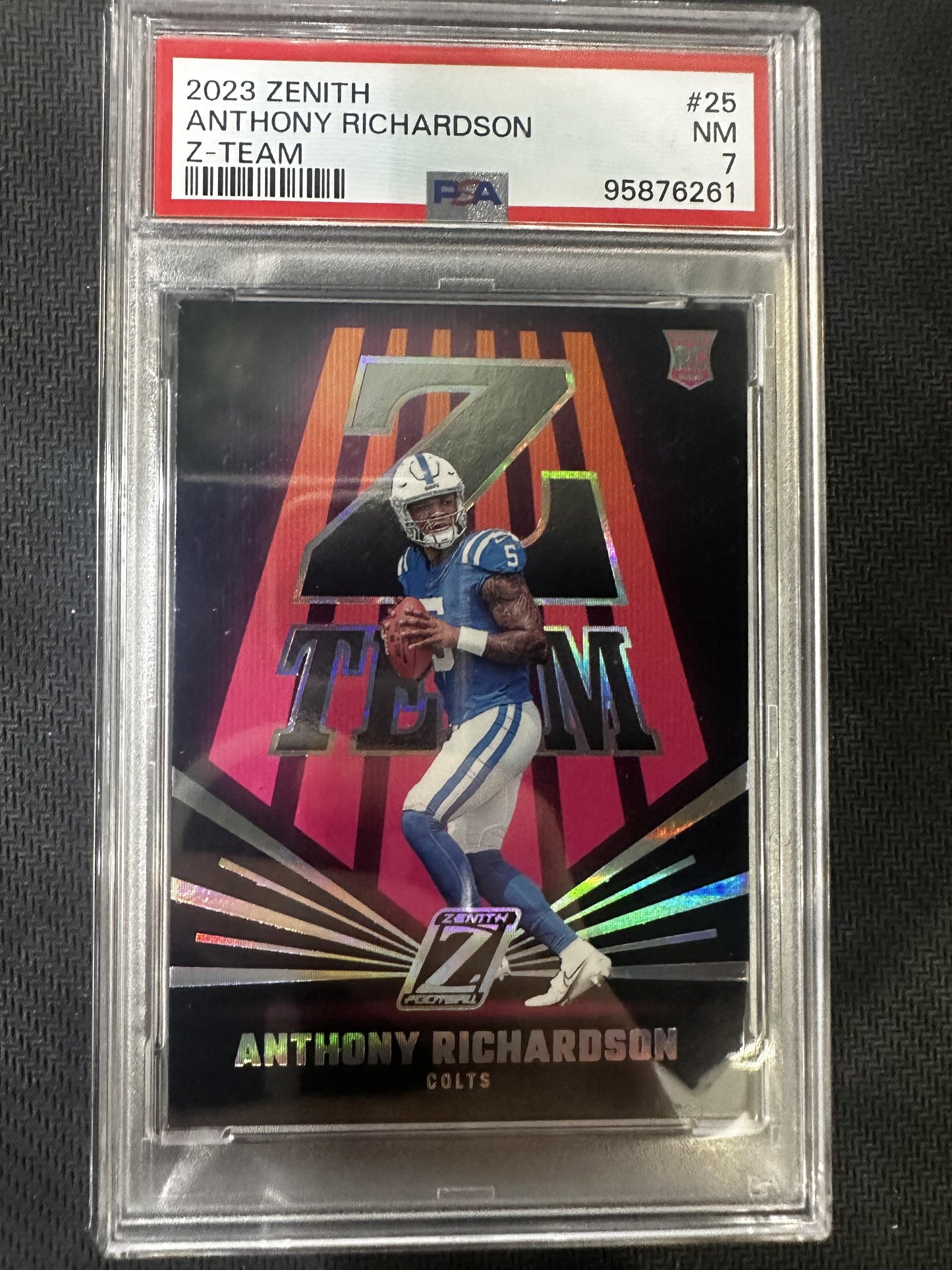 #25 Anthony Richardson 2023 Panini Zenith Indianapolis Colts sports Z-Team