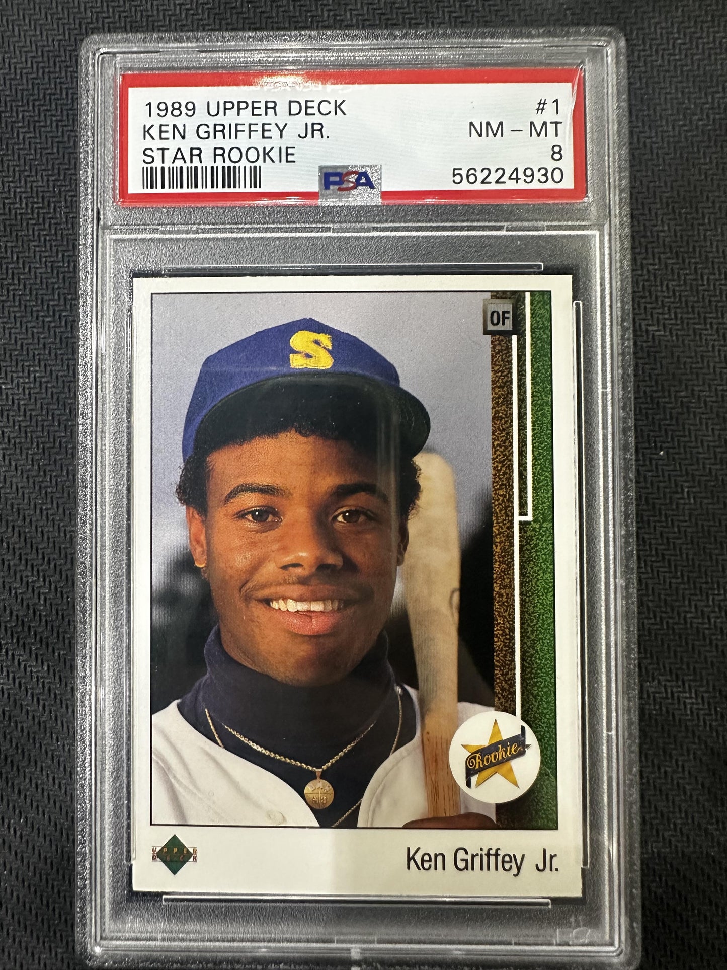 #1 Ken Griffey Jr. 1989 Upper Deck 8 NM-MT sports Star Rookie