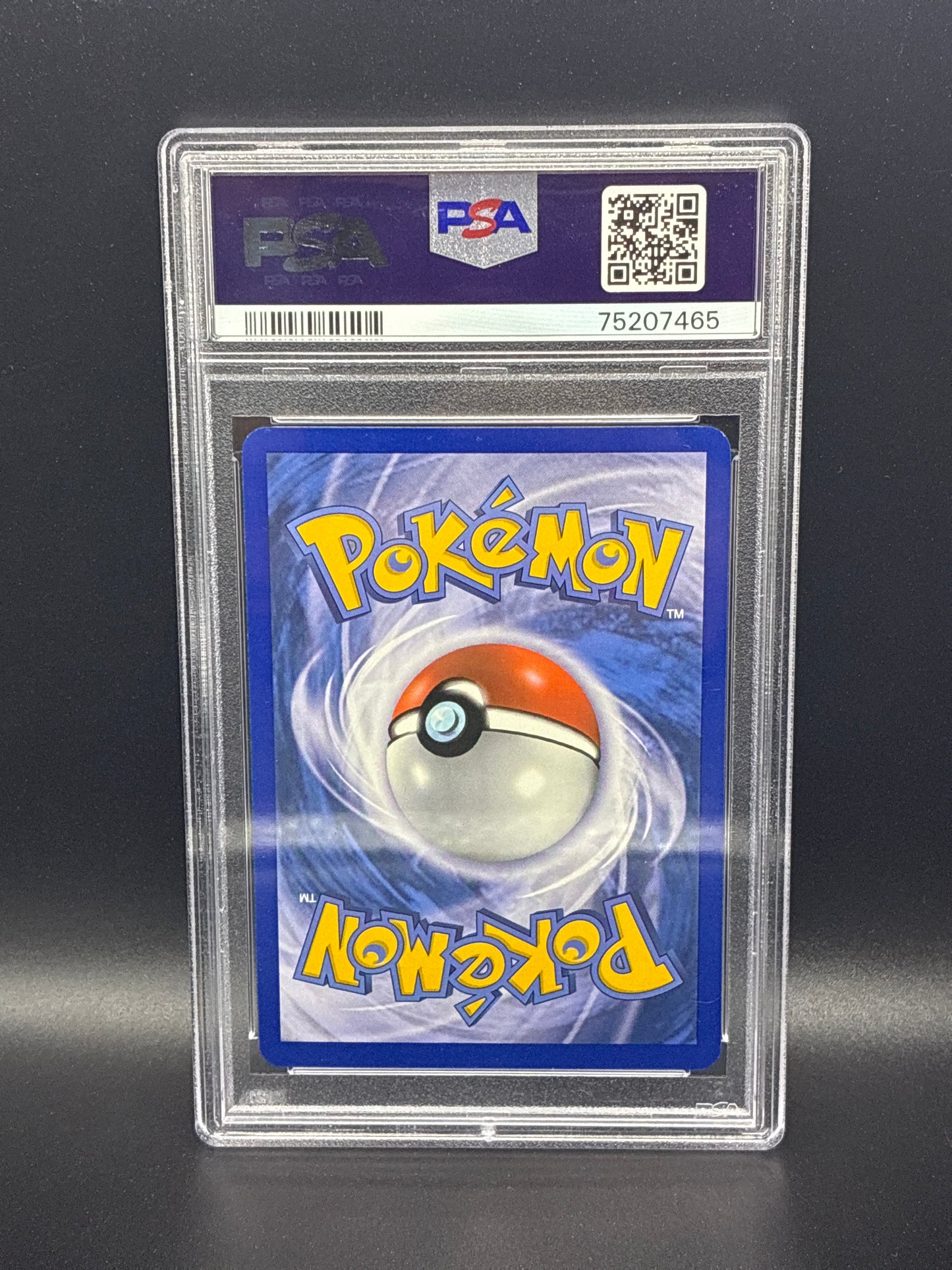 2009 Pokemon League Fire Energy (Holo) Crosshatch-Organized Play PSA 9