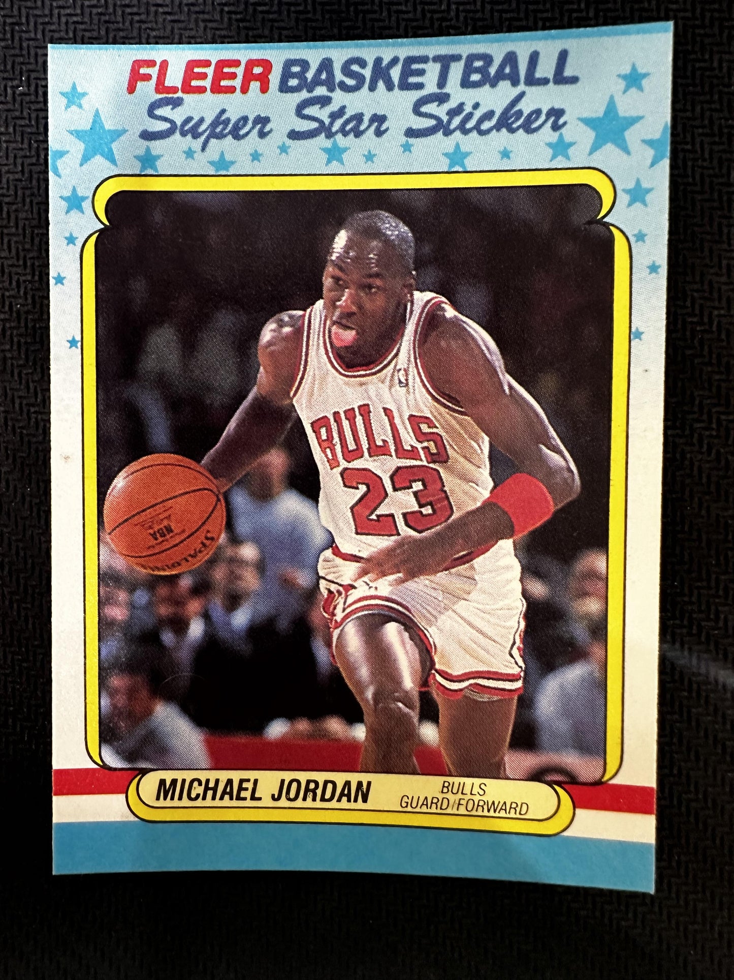 #7 Michael Jordan 1988-89 Fleer Chicago Bulls sports Stickers