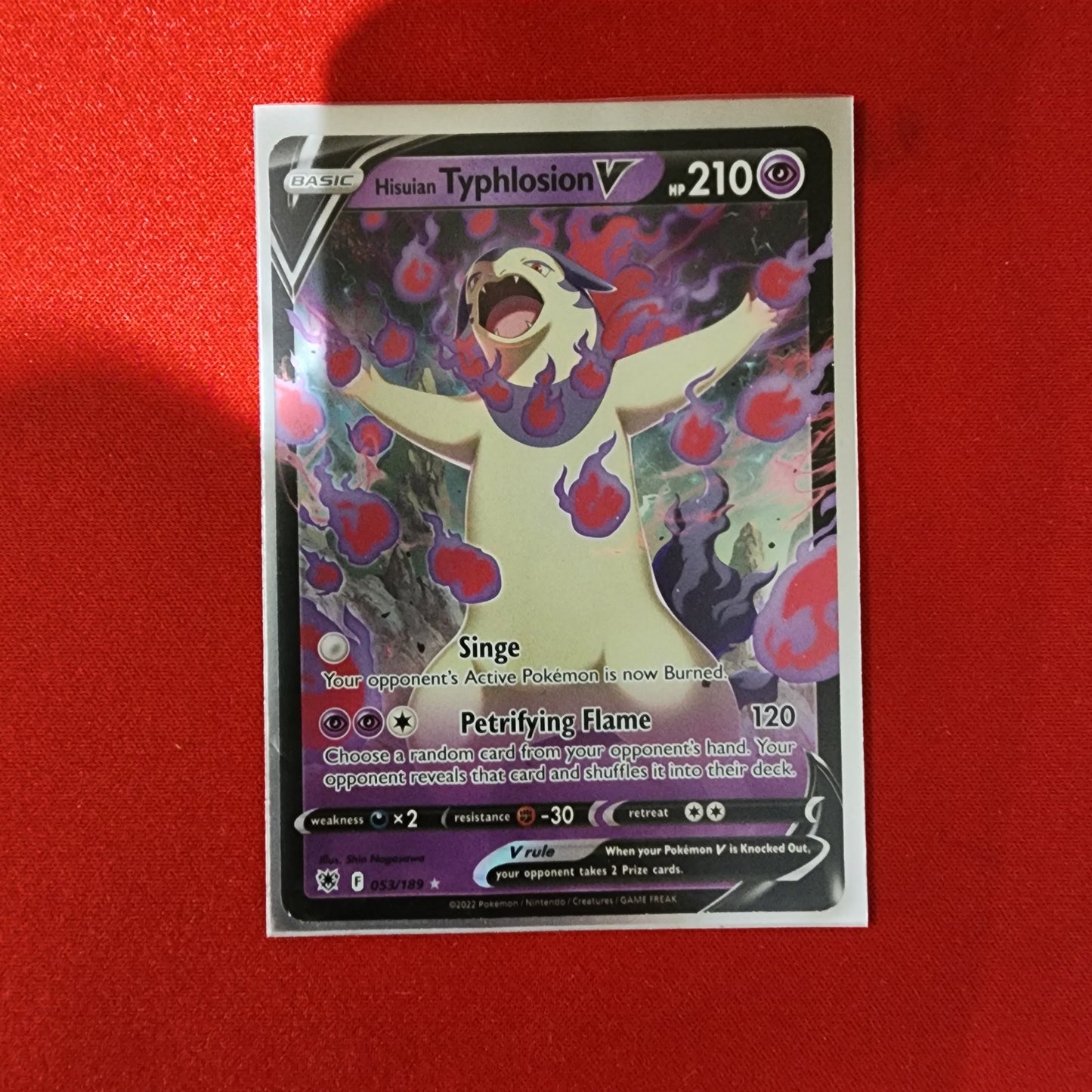 Hisuian Typhlosian V #53 Pokémon Astral Radiance
